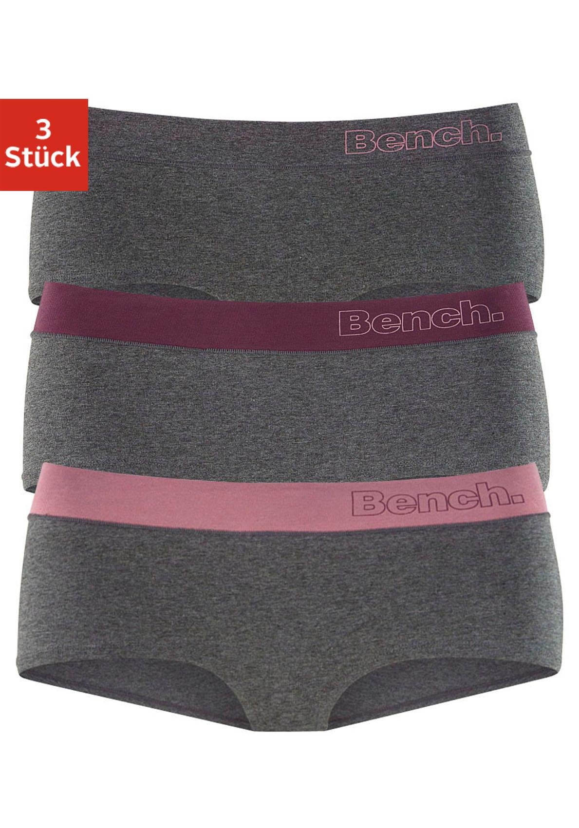 Bench. Panty, (Packung, 3 St.), aus elastischer Baumwoll-Qualität