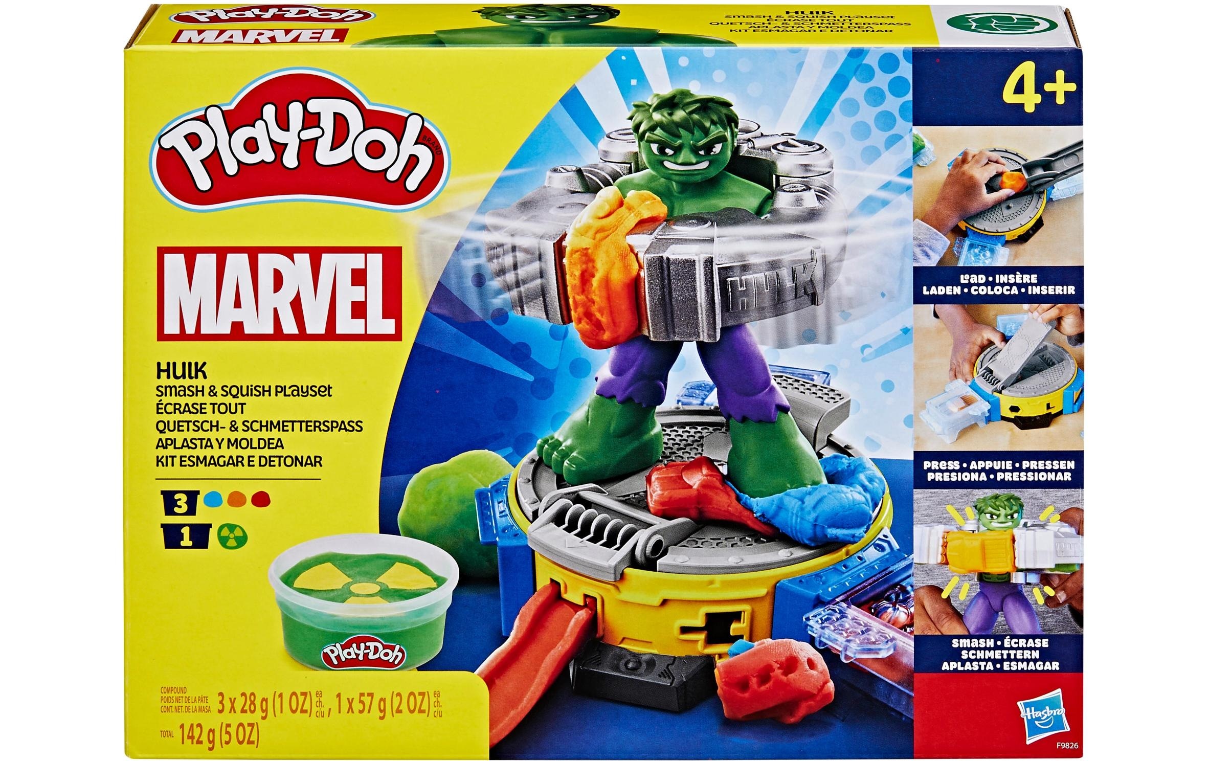 Play-Doh Knete »Marvel Hulk: Quetsch- und Schmetterspass«