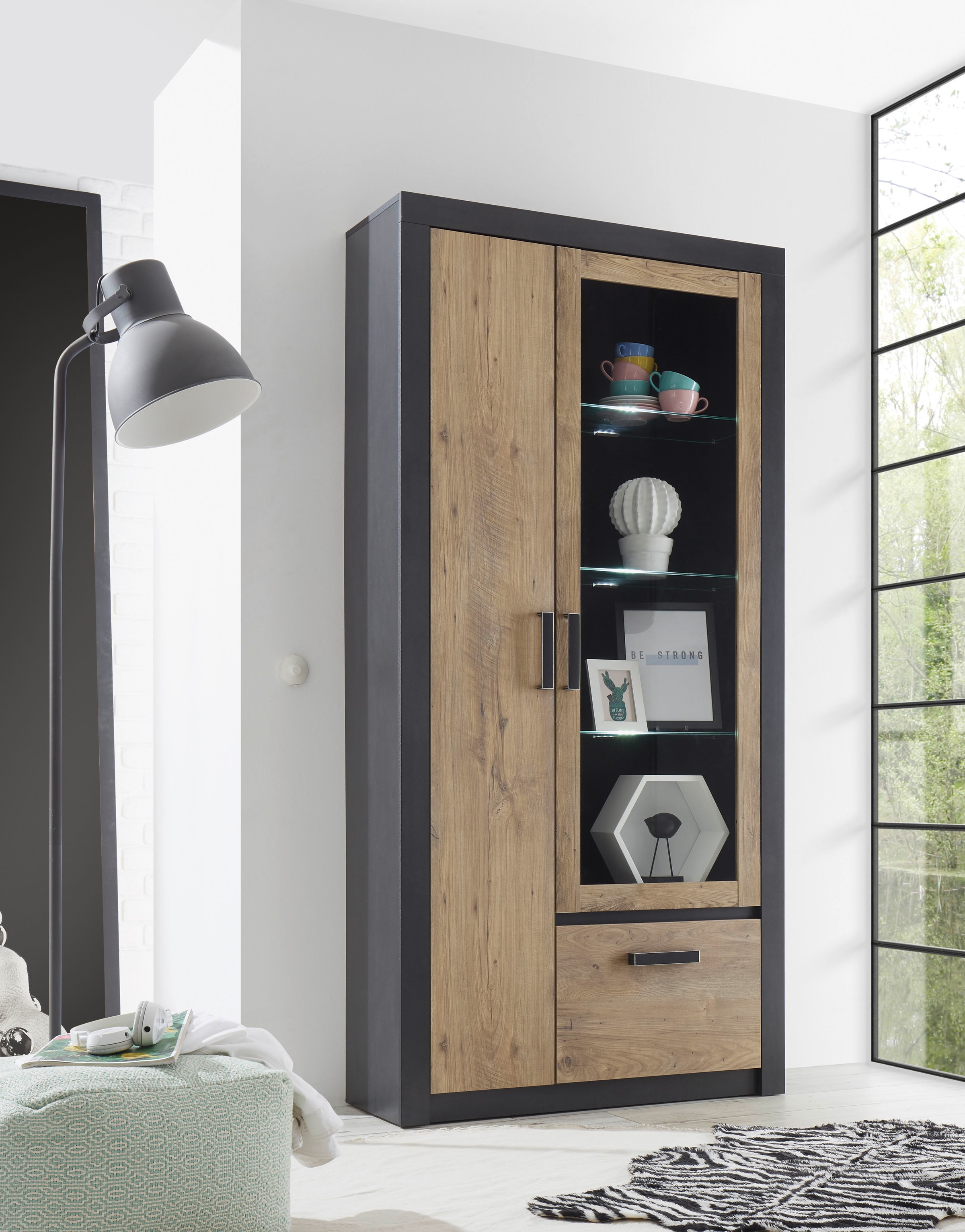 Image of my home Stauraumvitrine »BRÜGGE« bei Ackermann Versand Schweiz