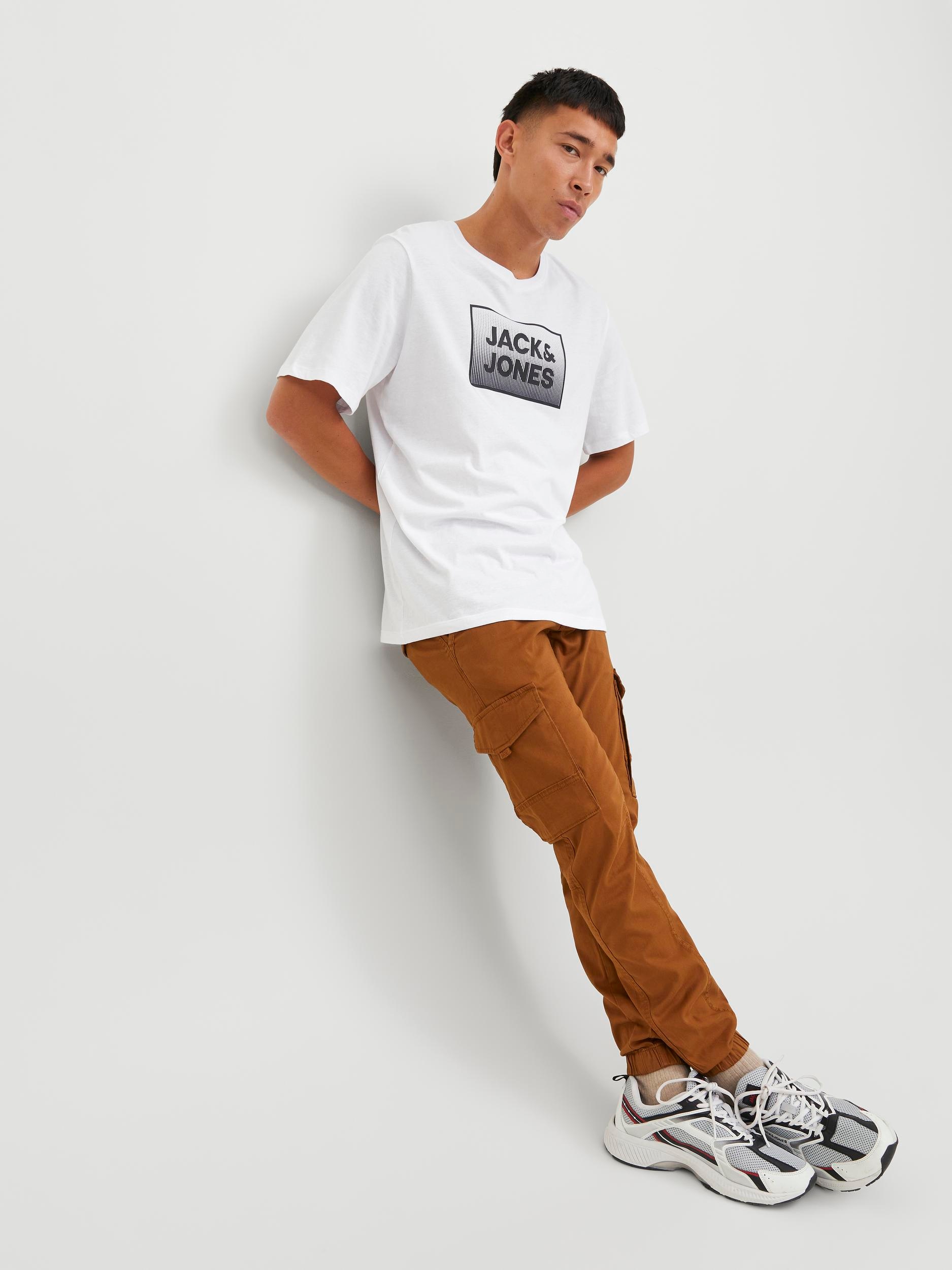 Jack & Jones Kurzarmshirt »JJSTEEL TEE SS CREW NECK«