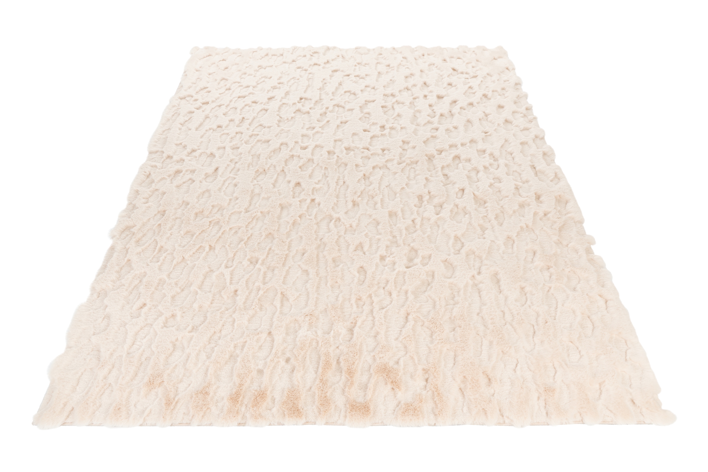 Obsession Tapis »My Valley 245« Rectangulaire 22 mm Höhe Uni Farben, Hoch-Tief Effekt, besonder weich, Wohnzimmer