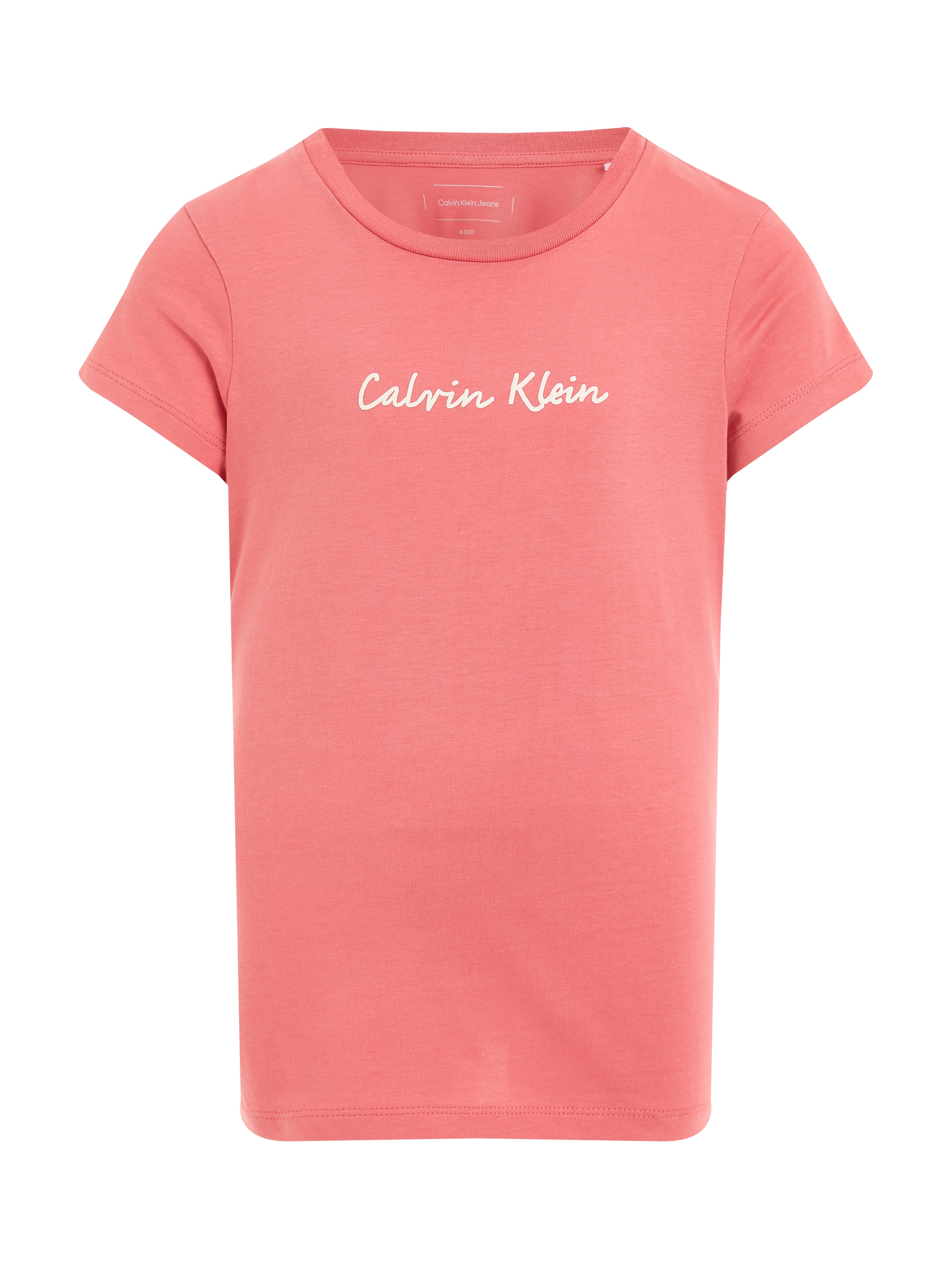 Calvin Klein Jeans T-Shirt »SCRIPT LOGO SLIM SS T-SHIRT«, mit Logoschriftzug