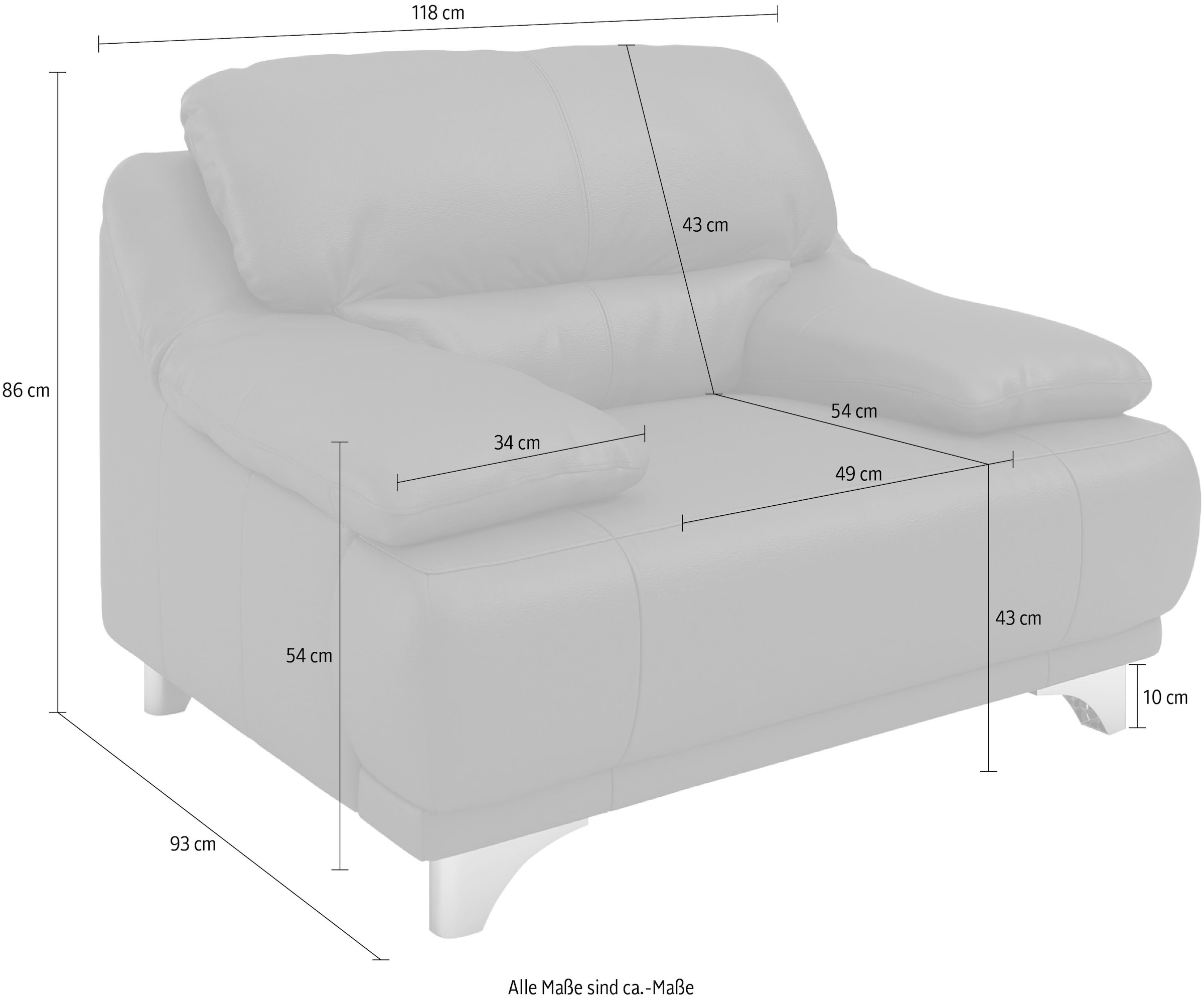 COTTA Sessel »Maranello«, (1 St.)