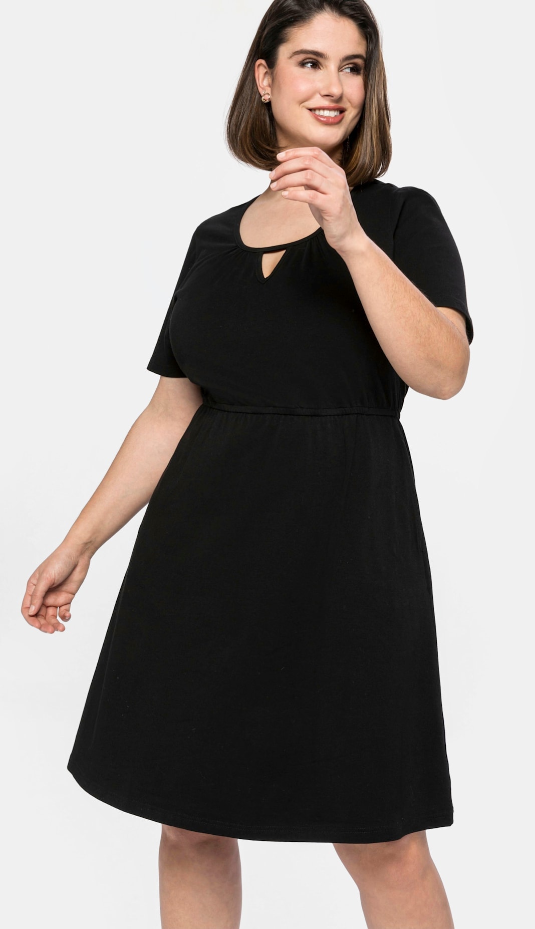 Image of Sheego Jerseykleid "Jerseykleid" Eingrifftaschen