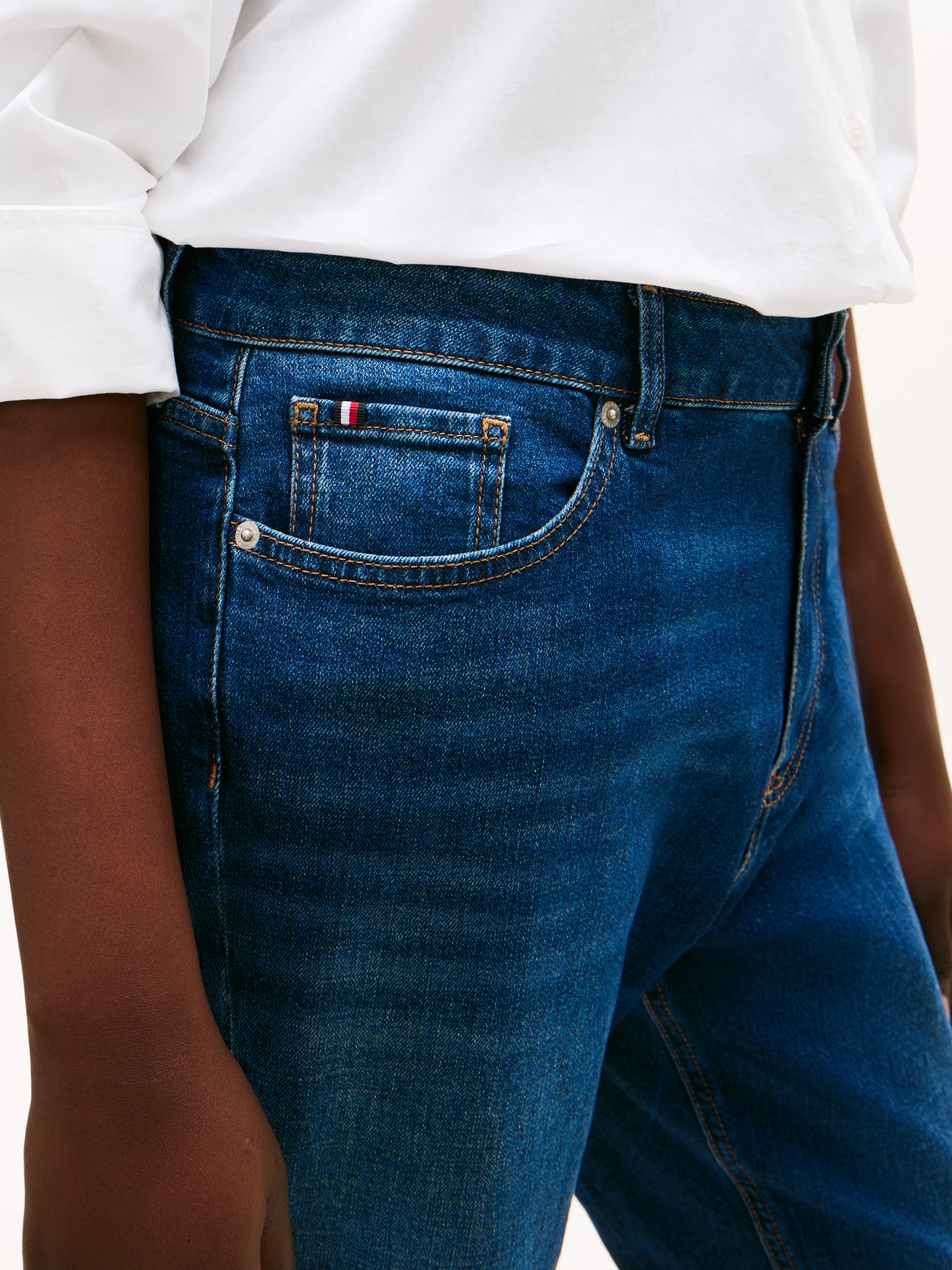 Tommy Hilfiger Curve Jeans slim »CRV DNM NEW DOREEN SLIM RW« in grossen Grössen