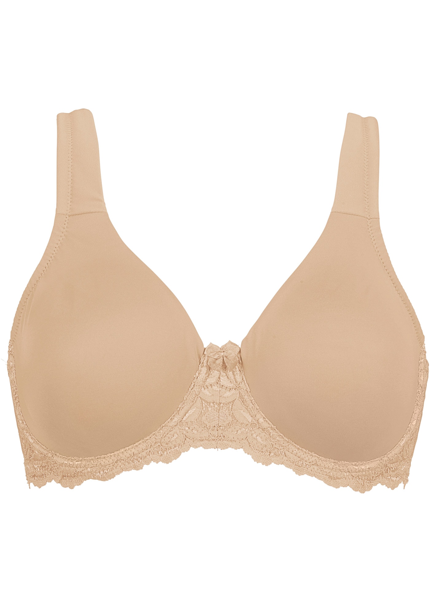 bonprix Soutien-gorge invisible »T-Shirt-BH mit gepolsterten Trägern« 1 mit Bügel und dezenten Spitzendetails
