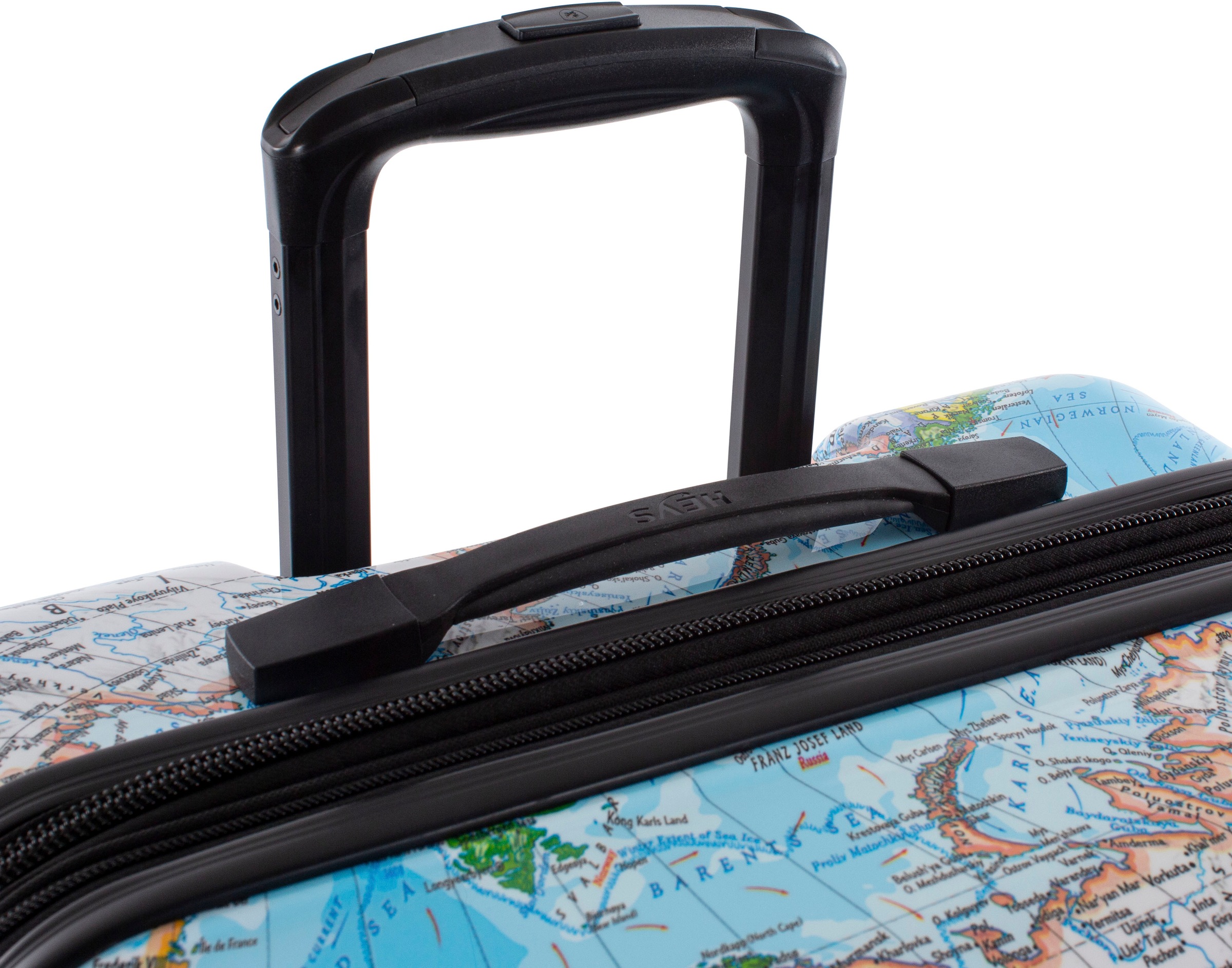 Heys Hartschalen-Trolley »Journey 3G bunt, 76 cm«, 4 Rollen, Heys x Joachim Llambi Reisegepäck TSA Schloss Volumenerweiterung
