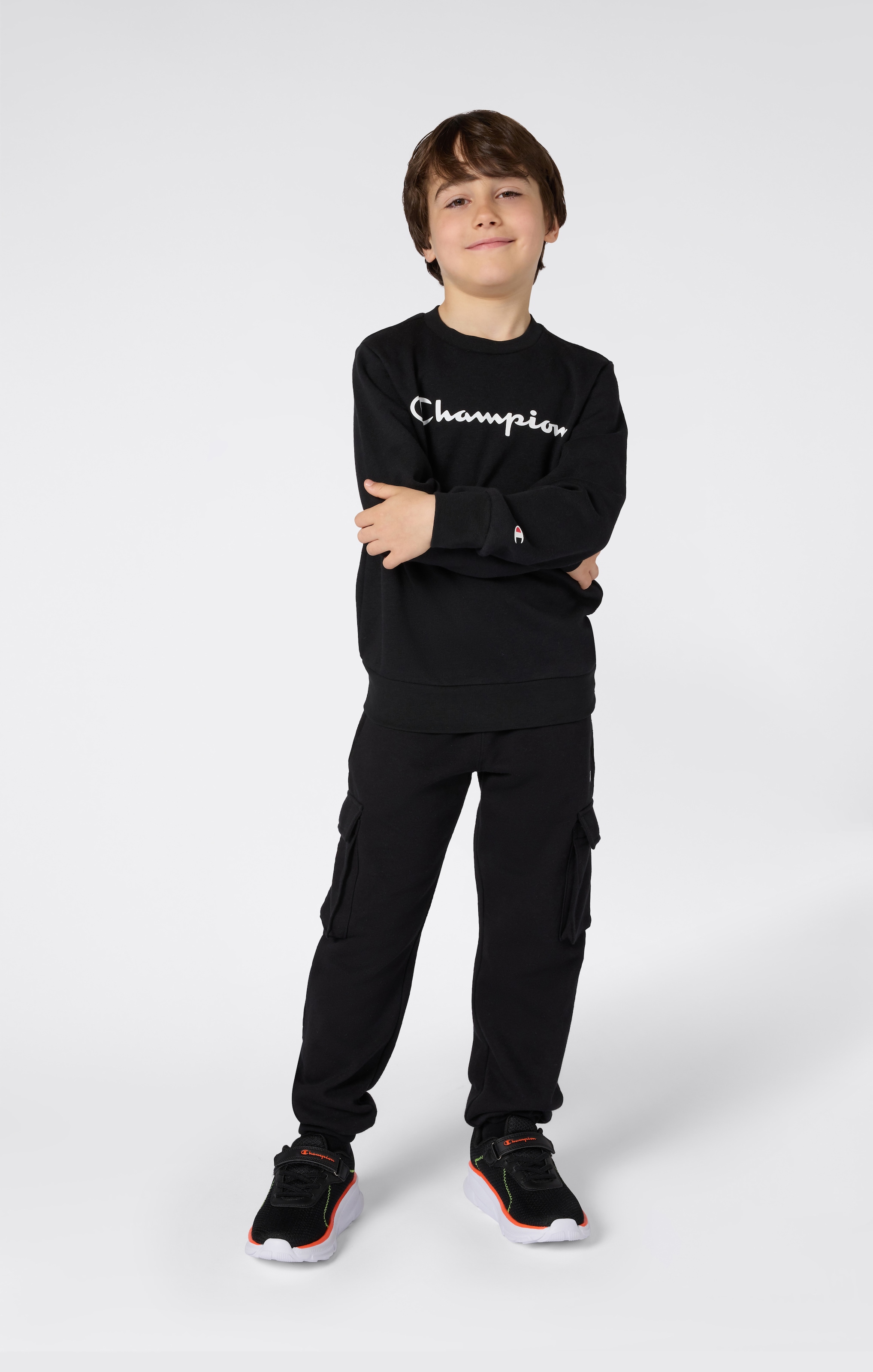 Champion Sweatshirt »SPORTWEAR CREWNECK Standard Fit«, für Kinder, sportlicher Stil, Rundhalsausschnitt, ohne Verschluss
