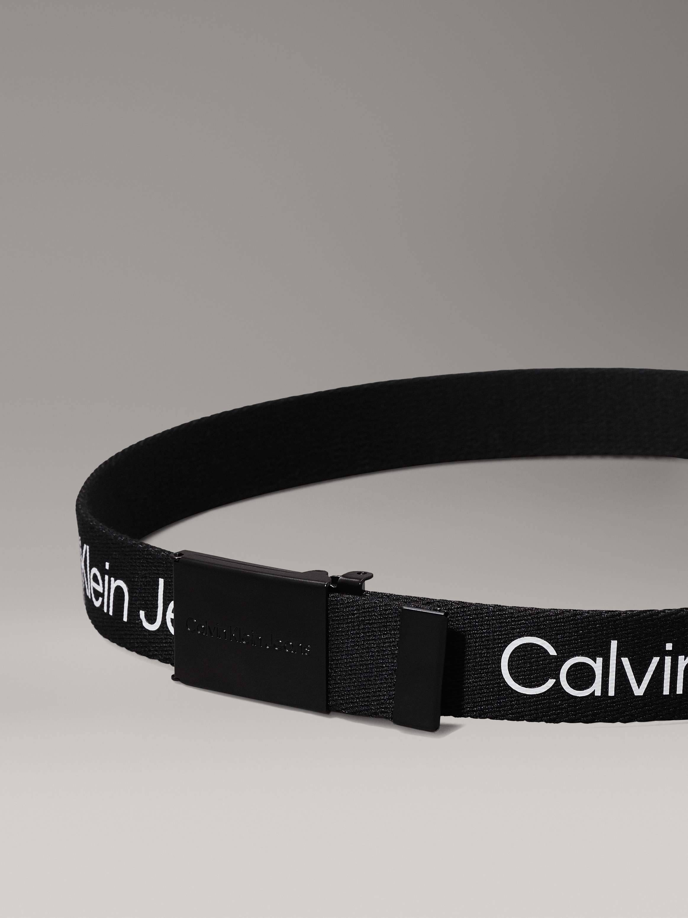 Calvin Klein Jeans Koppelgürtel »CANVAS LOGO METALLIC BUCKLE BELT«, für Kinder bis 16 Jahre