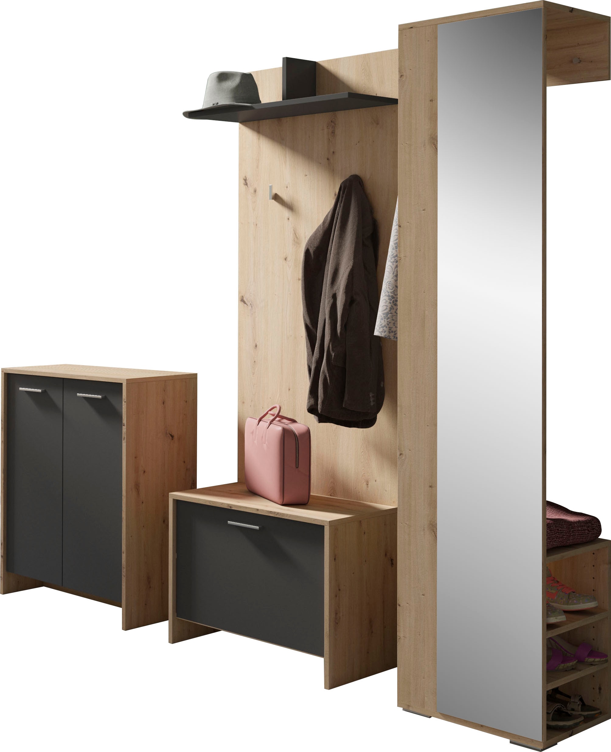 Image of byLIVING Garderoben-Set »Ben«, (4 St.) bei Ackermann Versand Schweiz