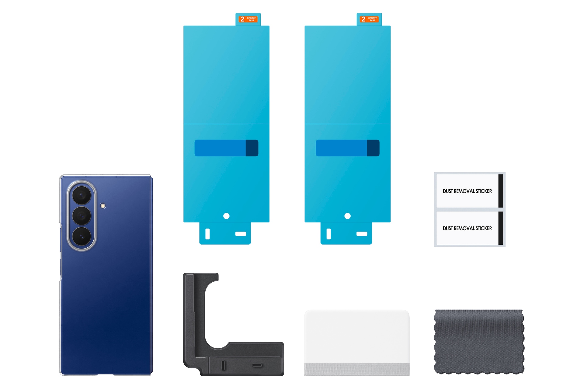 Samsung Handyhülle »Clear Case für Samsung Galaxy Z Fold7«, Samsung Galaxy Z Fold7, Backcover, Schutzhülle, Handyschutzhülle, Case, Schutzcase, stossfest