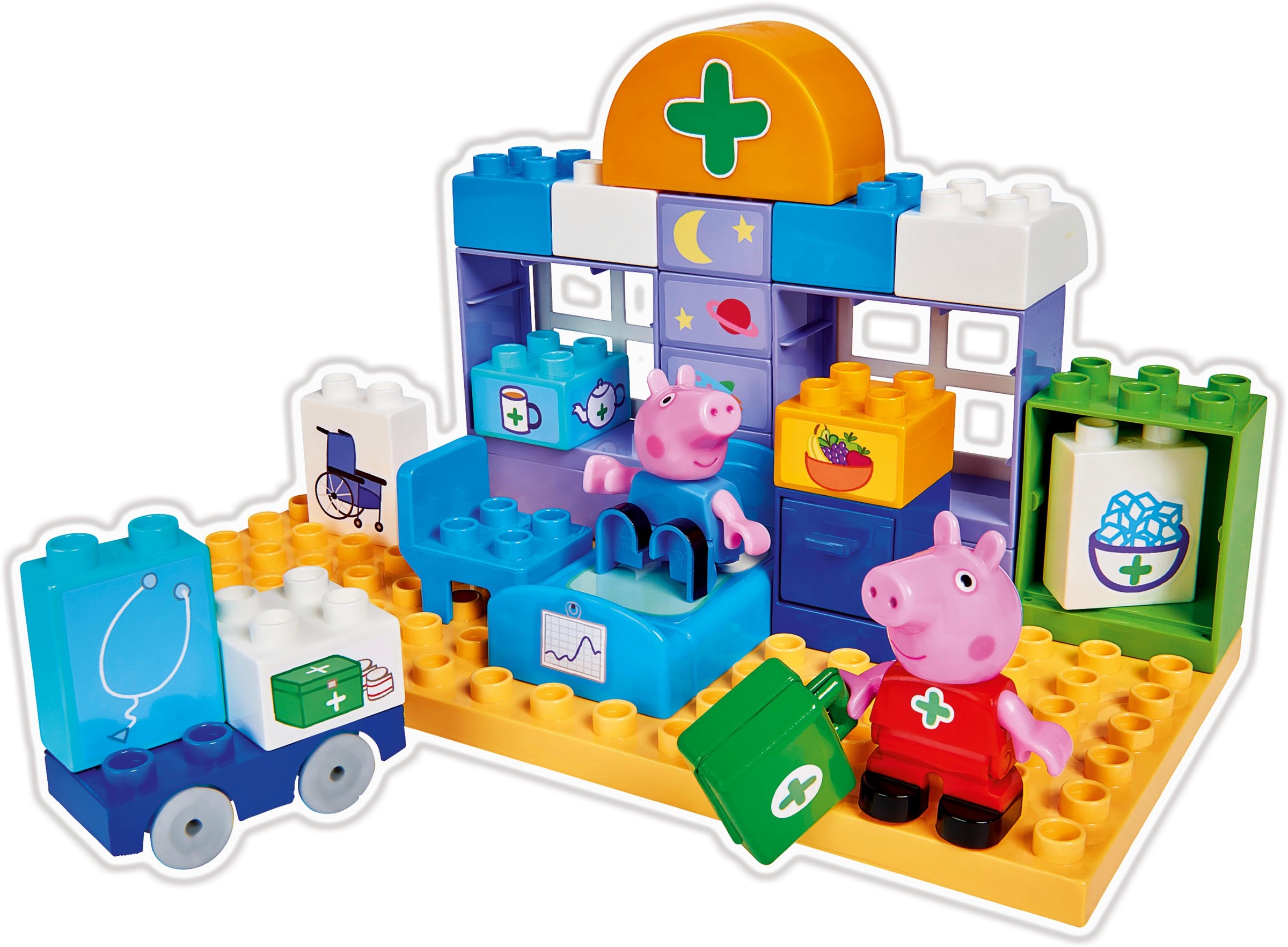 Image of BIG Konstruktions-Spielset »BIG-Bloxx Peppa Pig Medical Care Case«, (32 St.) bei Ackermann Versand Schweiz