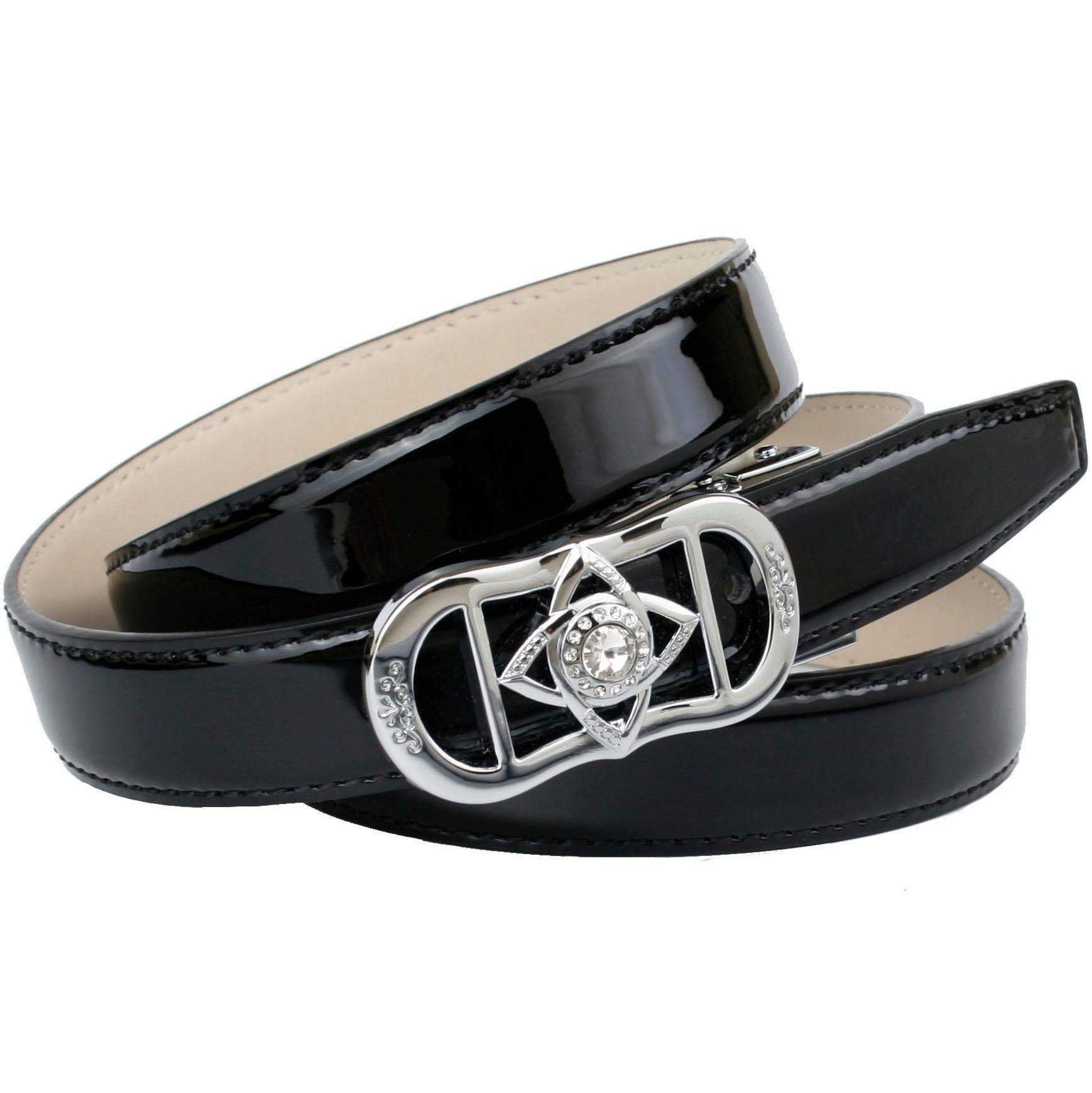 Image of Anthoni Crown Ledergürtel, mit exklusiver Koppelschliesse, bombiert bei Ackermann Versand Schweiz