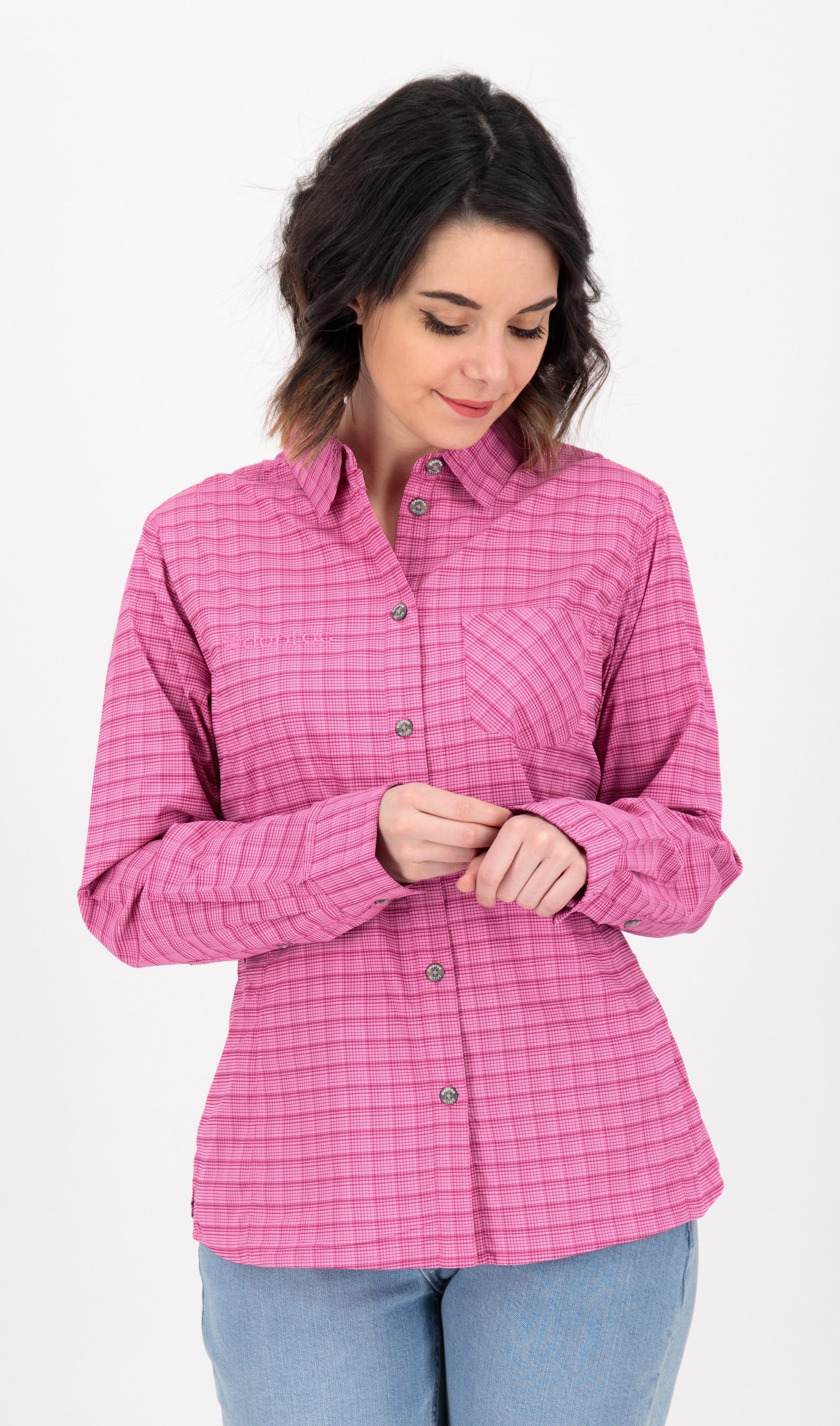 DEPROC Active Outdoorhemd »PHOENIX III LS WOMEN« auch in Grossen Grössen erhältlich