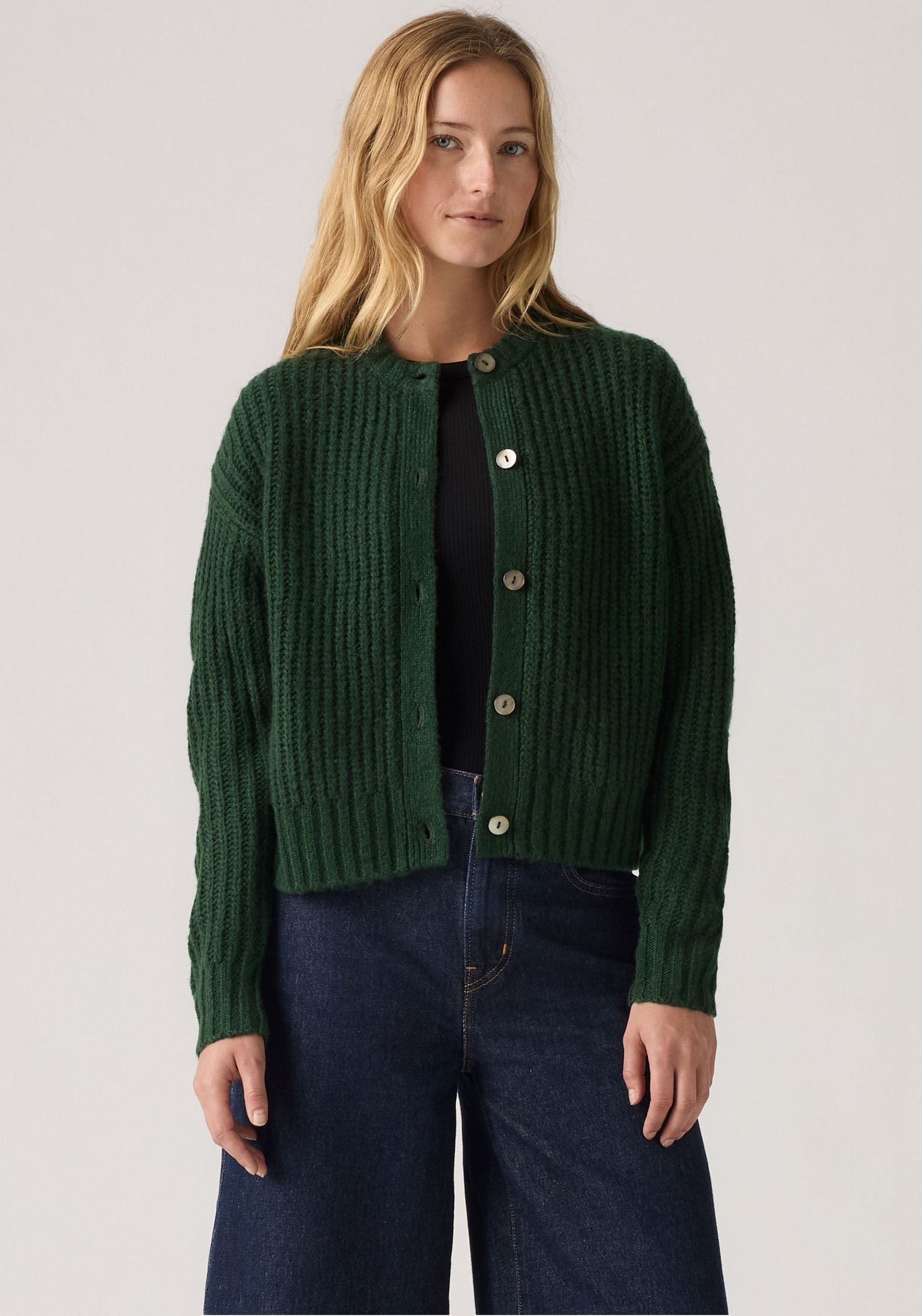 Levi's® Veste en tricot Wärmender, pflegeleichter Materialmix