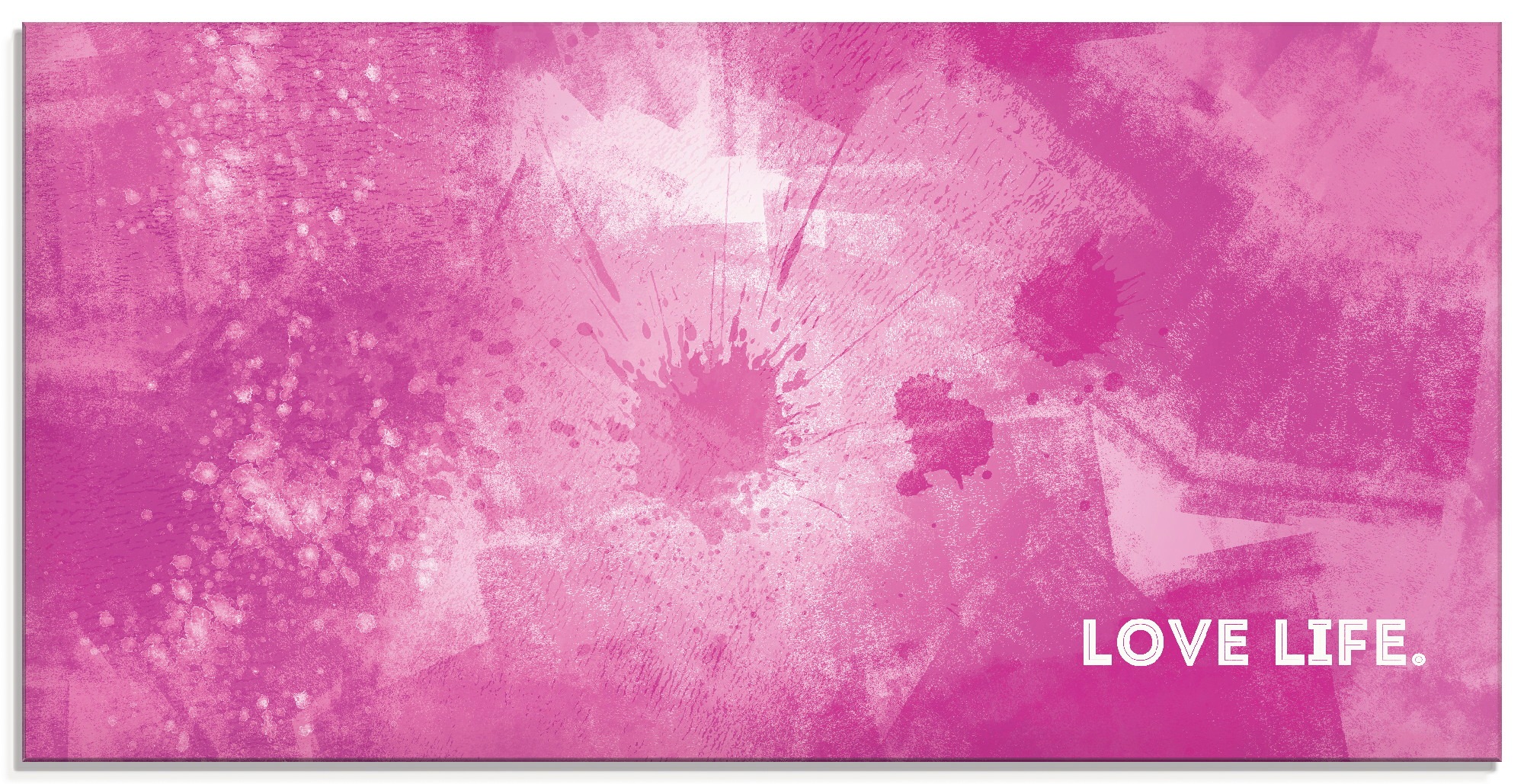 Image of Artland Glasbild »Emotionale Kunst Liebesleben«, Sprüche & Texte, (1 St.) bei Ackermann Versand Schweiz