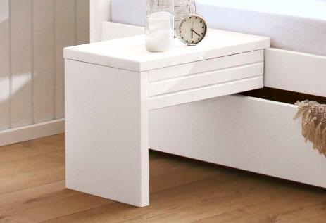 OTTO home Nachttisch ""CAPRE", Made in Europe, FSC zertifiziertes Massivholz" mit praktischer Schublade, pflegeleichte Oberfläche