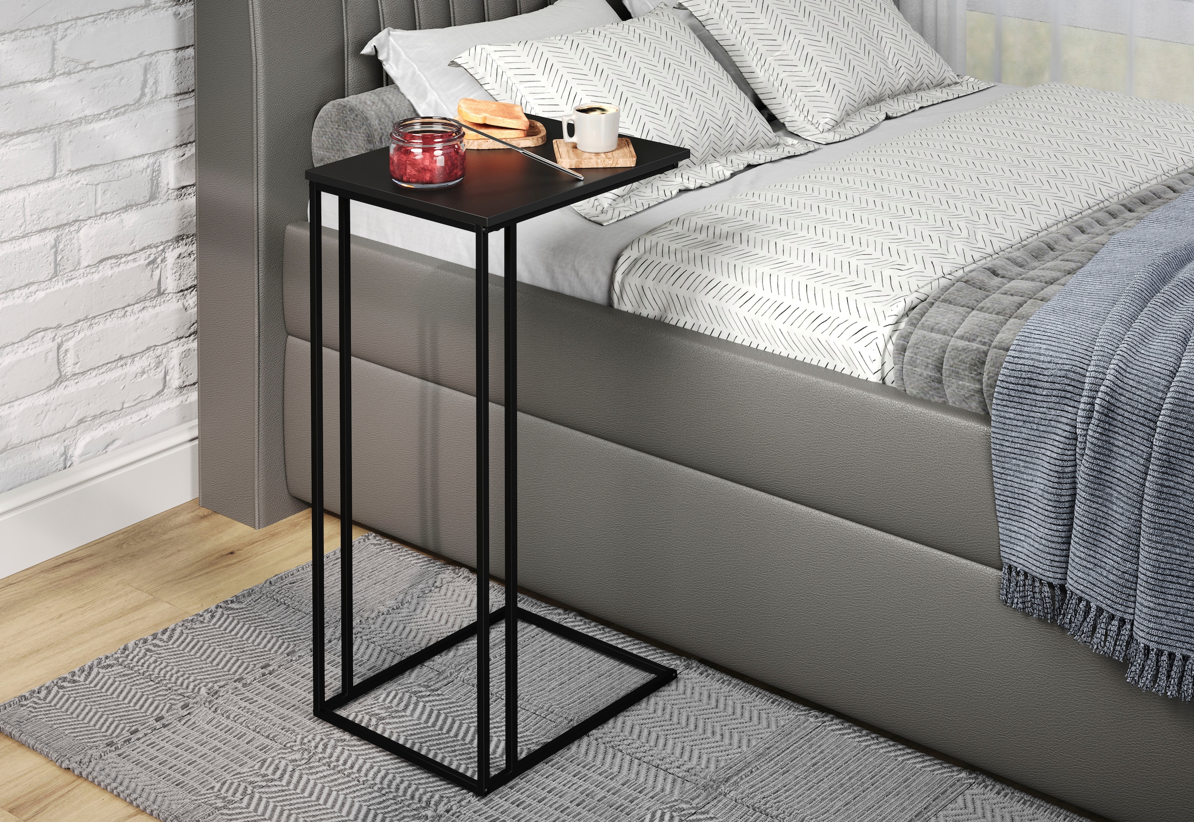Home affaire Table d'appoint »Sterling« 1 cuis tlg. Nachttisch für ein Boxspringbett - Couchtisch (B/T/H): 50/40/91 cm