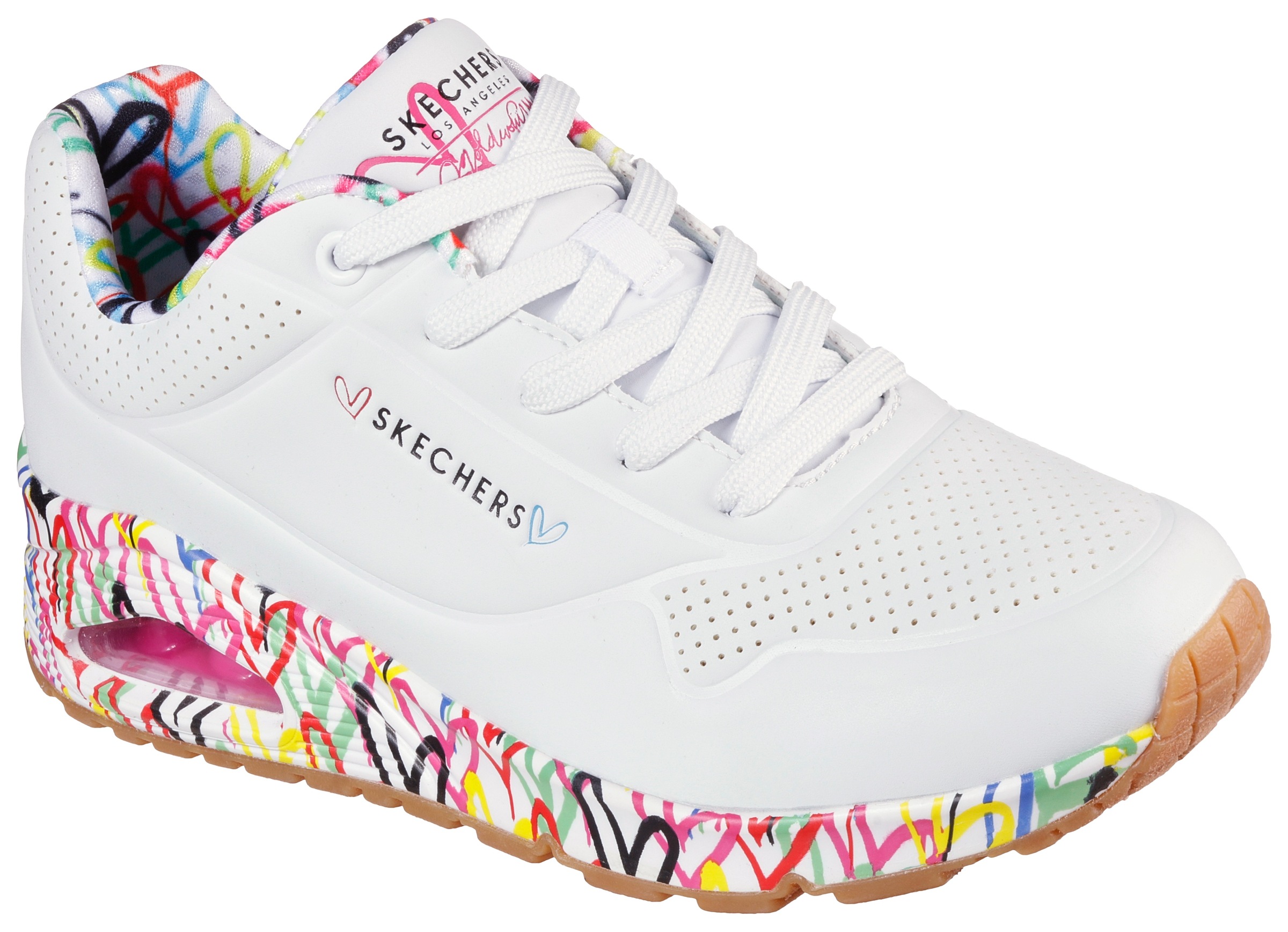 Image of Skechers Wedgesneaker »UNO-LOVING LOVE«, mit coolem Graffiti-Print bei Ackermann Versand Schweiz
