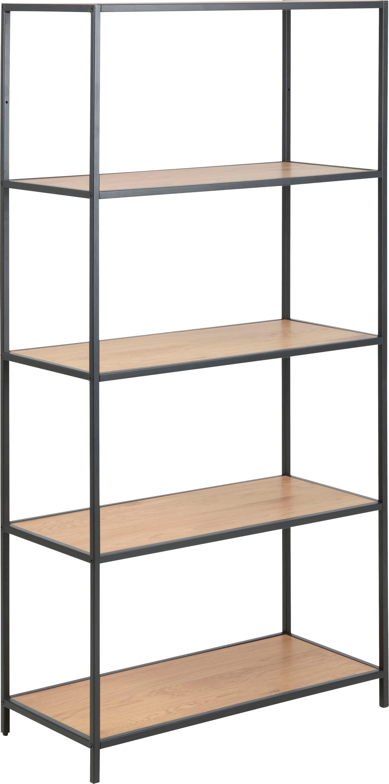 ACTONA GROUP Bücherregal Metallgestell im modernen Industrie-Look, 4 Einlegeböden, Höhe 150 cm