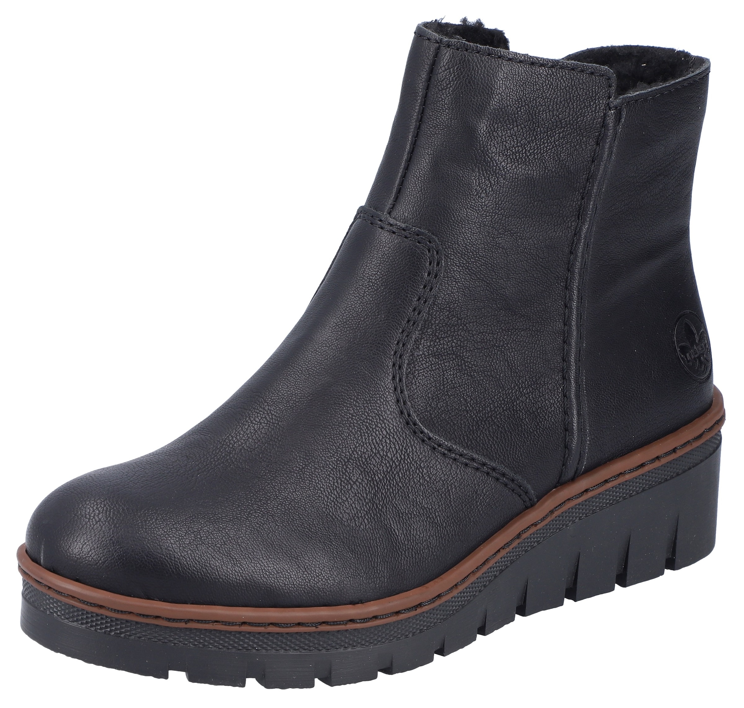 Image of Rieker Winterstiefelette mit modischem 4,5 cm Keilabsatz