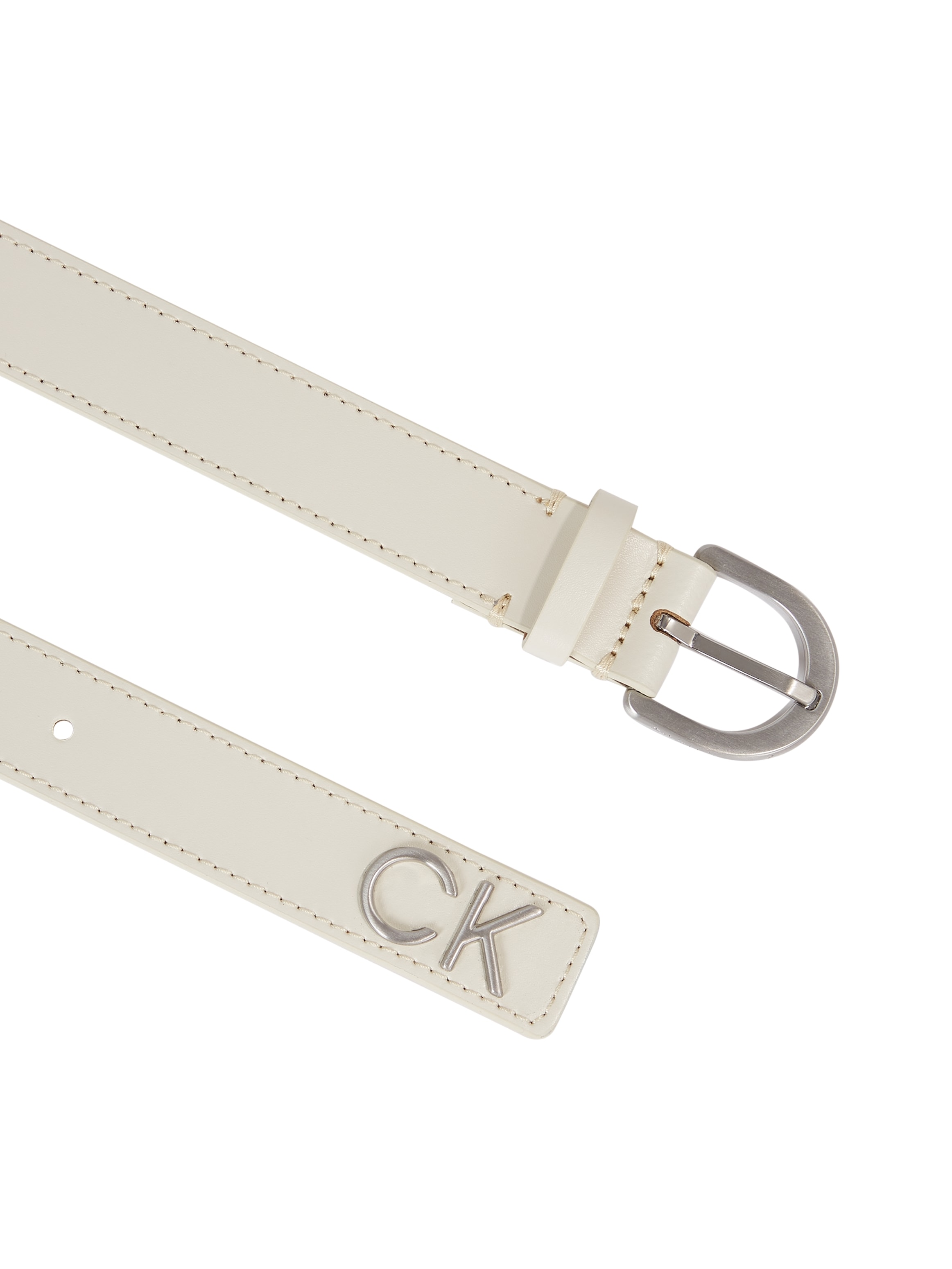 Calvin Klein Ledergürtel »RE-LOCK RND BCKL BLT W/TIP 25MM«, mit Einfachdornschliesse