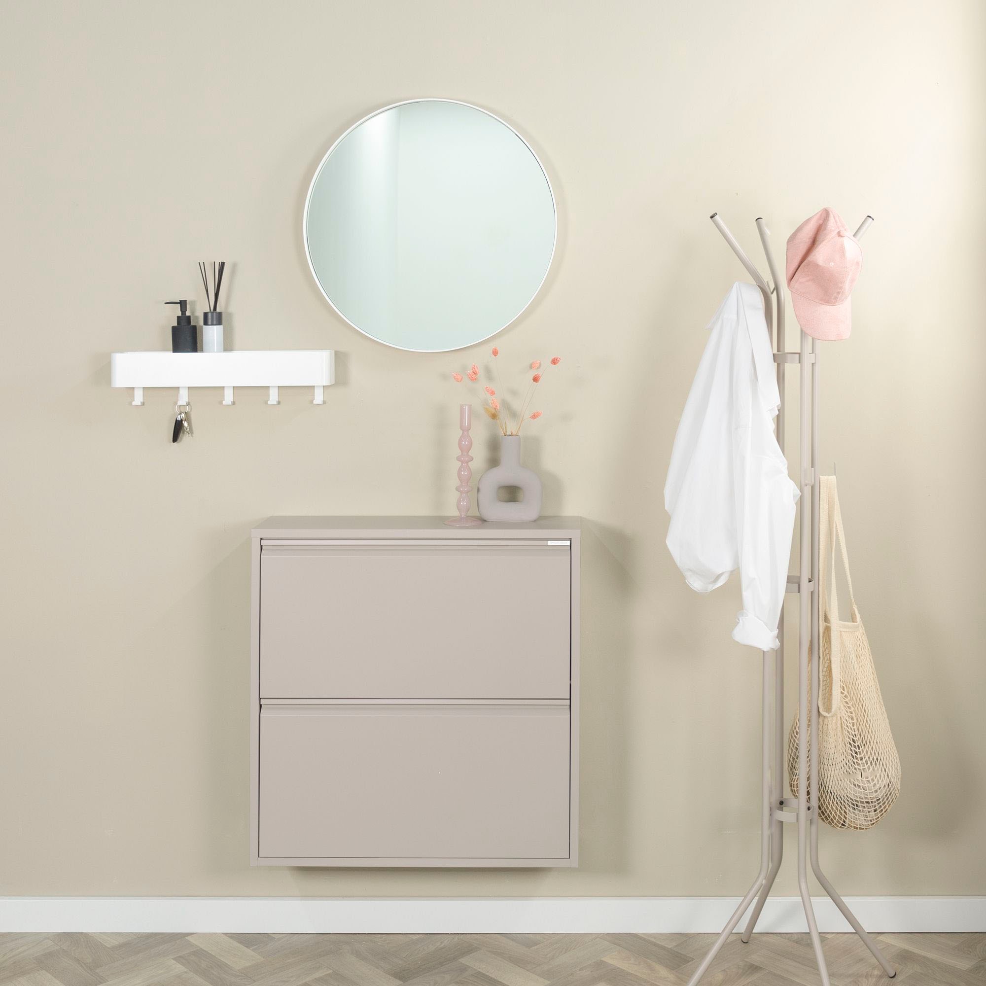 Spinder Design Armoire à chaussures Métal, largeur 75 cm