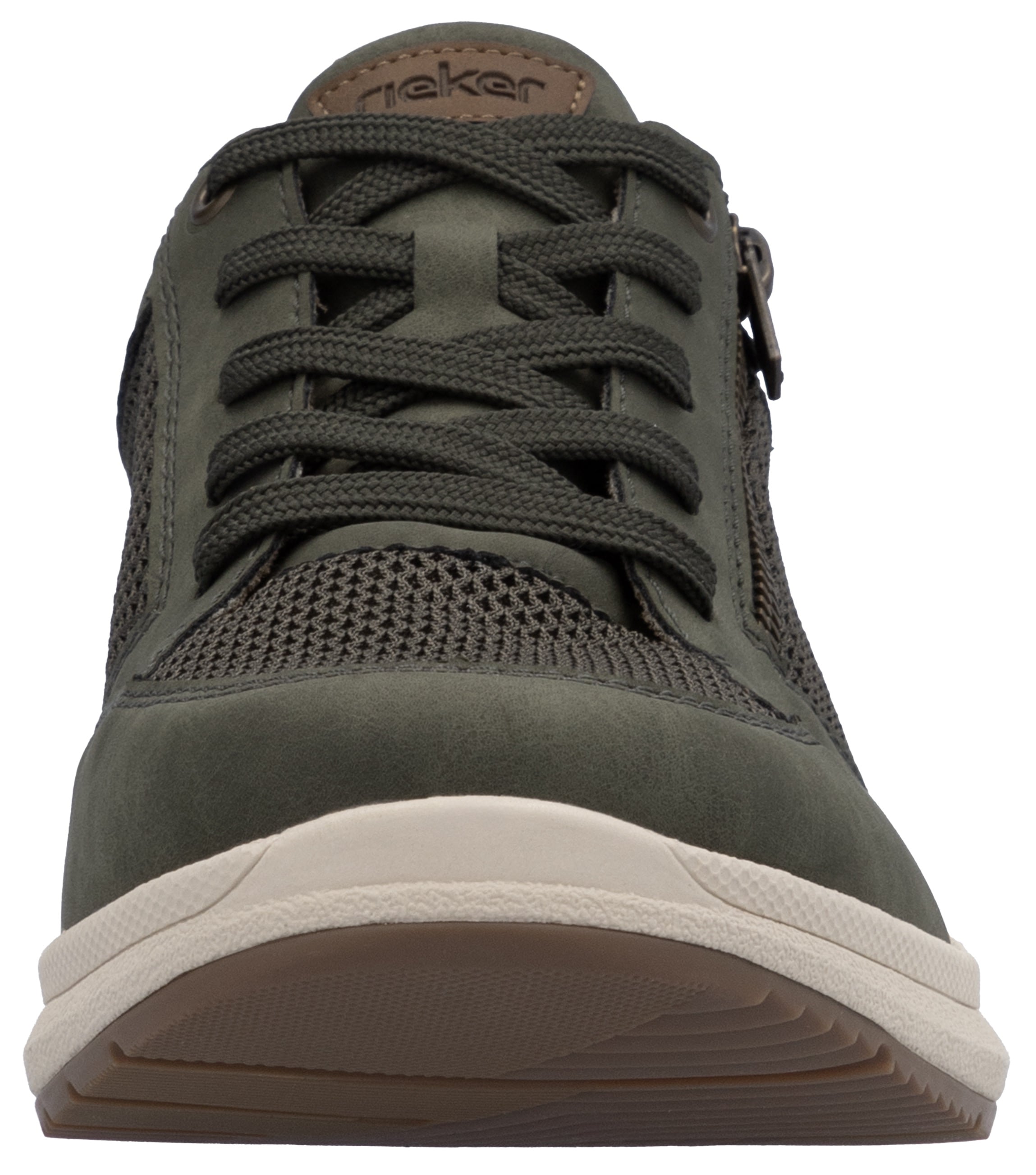 Rieker Sneakers  , Halbschuh, Freizeitschuh, Schnürschuh mit seitlichem Reissverschluss