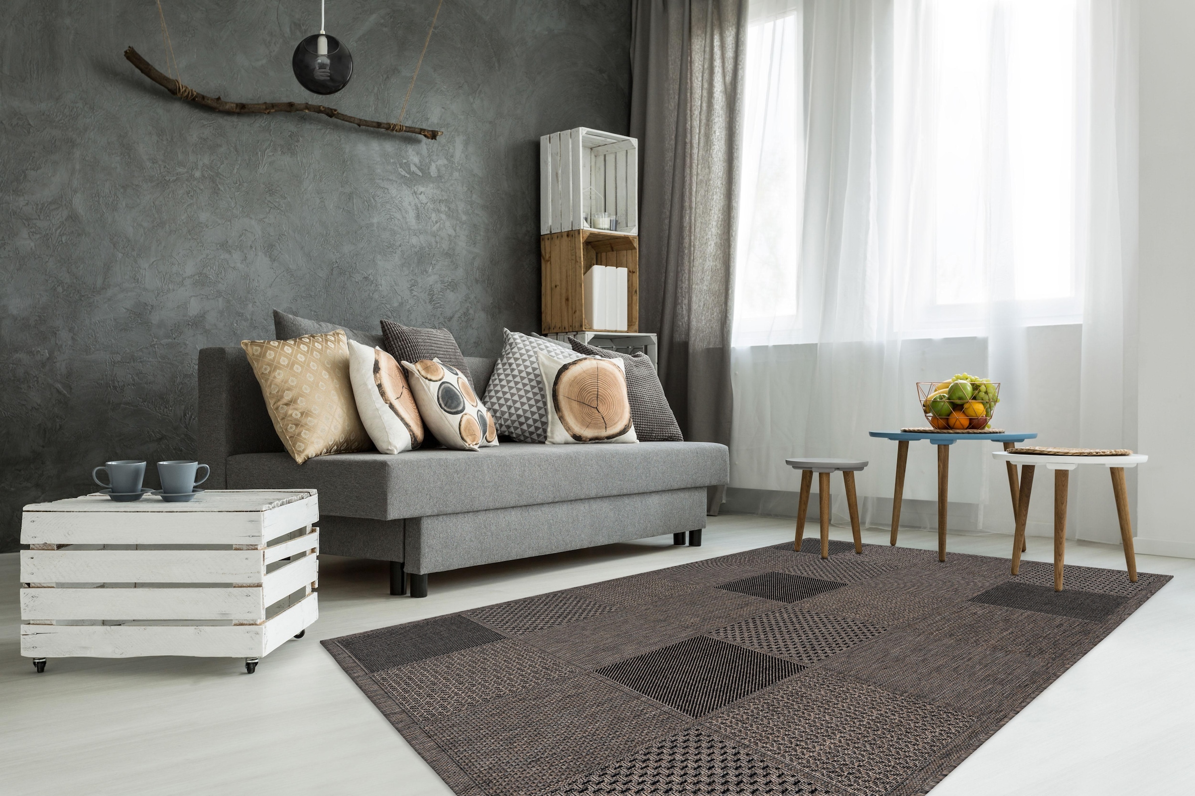 ♕ LALEE Teppich »Sunset 605«, rechteckig, In- und Outdoor geeignet,  Wohnzimmer versandkostenfrei auf