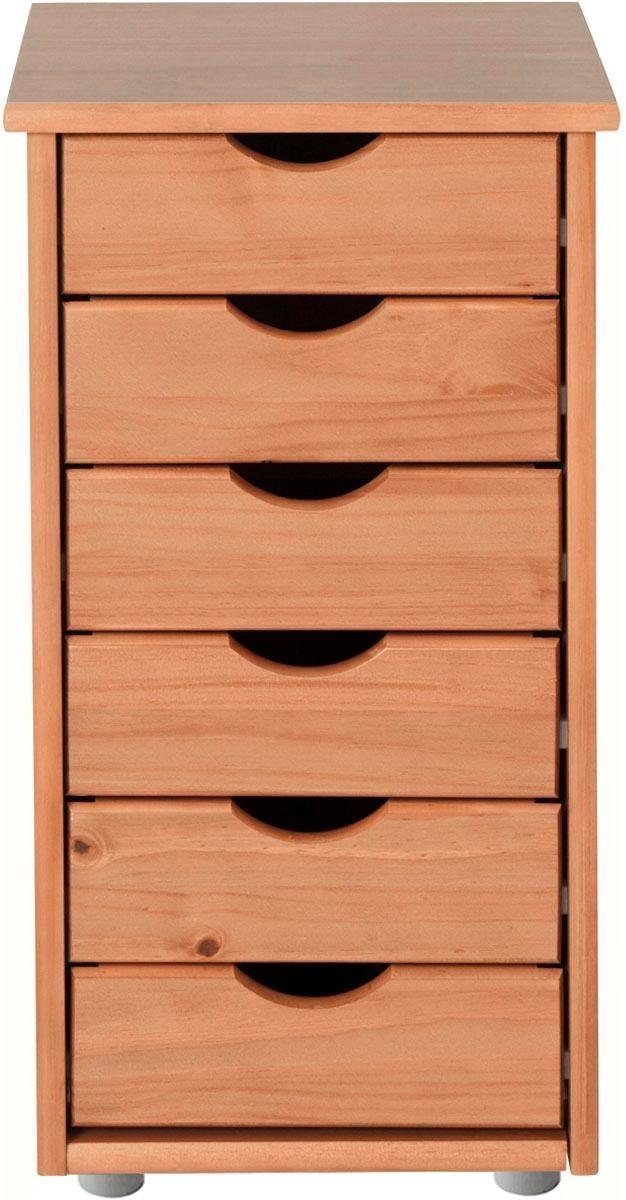 INOSIGN Kommode »Gava« aus massivem Kiefernholz, mit Stauraummöglichkeiten, Breite 39 cm