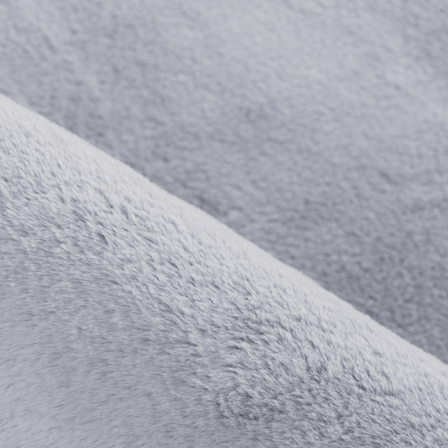 Ayyildiz Teppiche Hochflor-Teppich »POUFFY 5100«, rund, 20 mm Höhe, Läufer, weicher glatter Softflor, Kaninchen Fell Haptik, waschbar