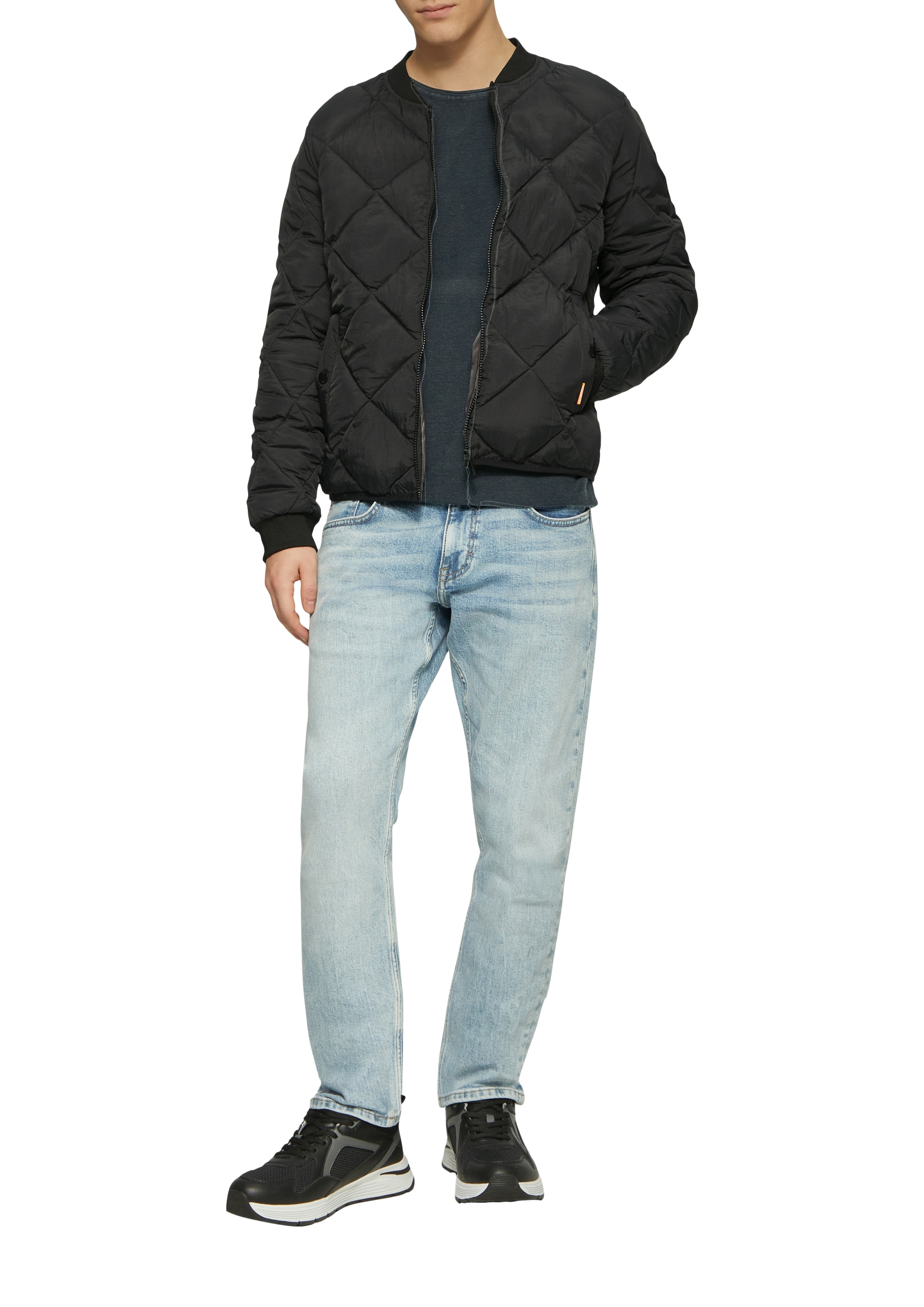 QS Pull en tricot mit Rollkante