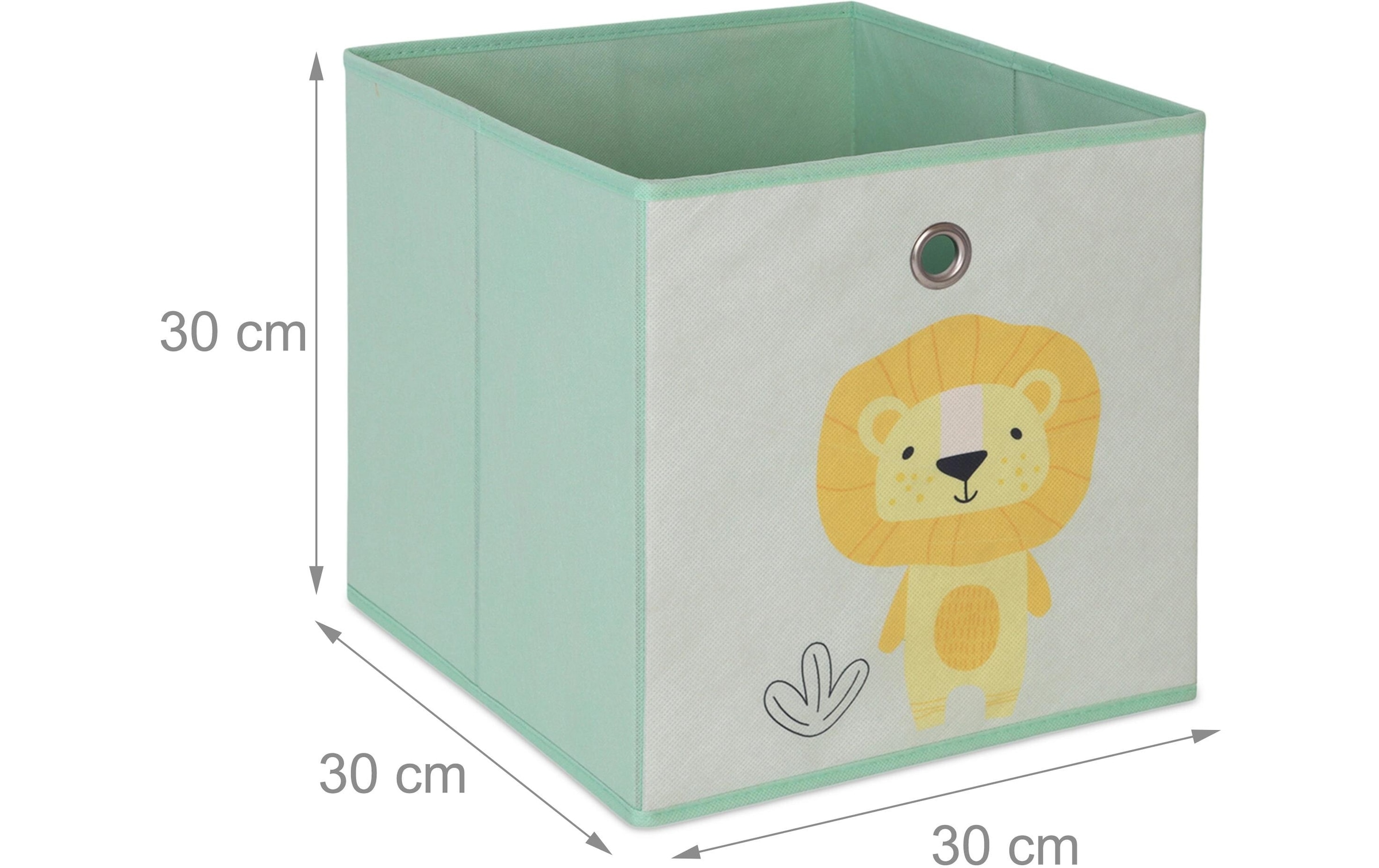 relaxdays Aufbewahrungsbox »Tiere 4 Stück«