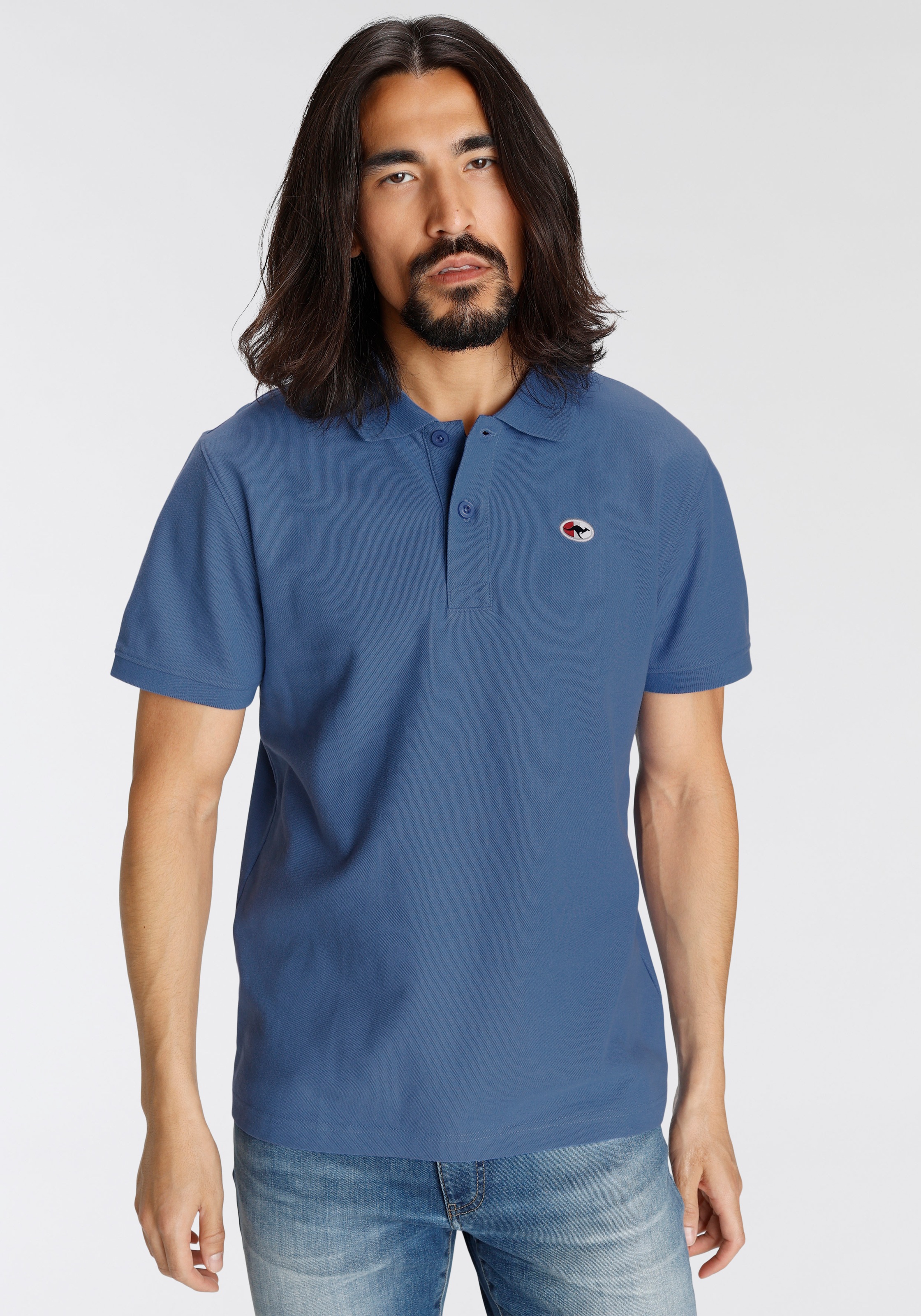 KangaROOS Poloshirt, unifarben