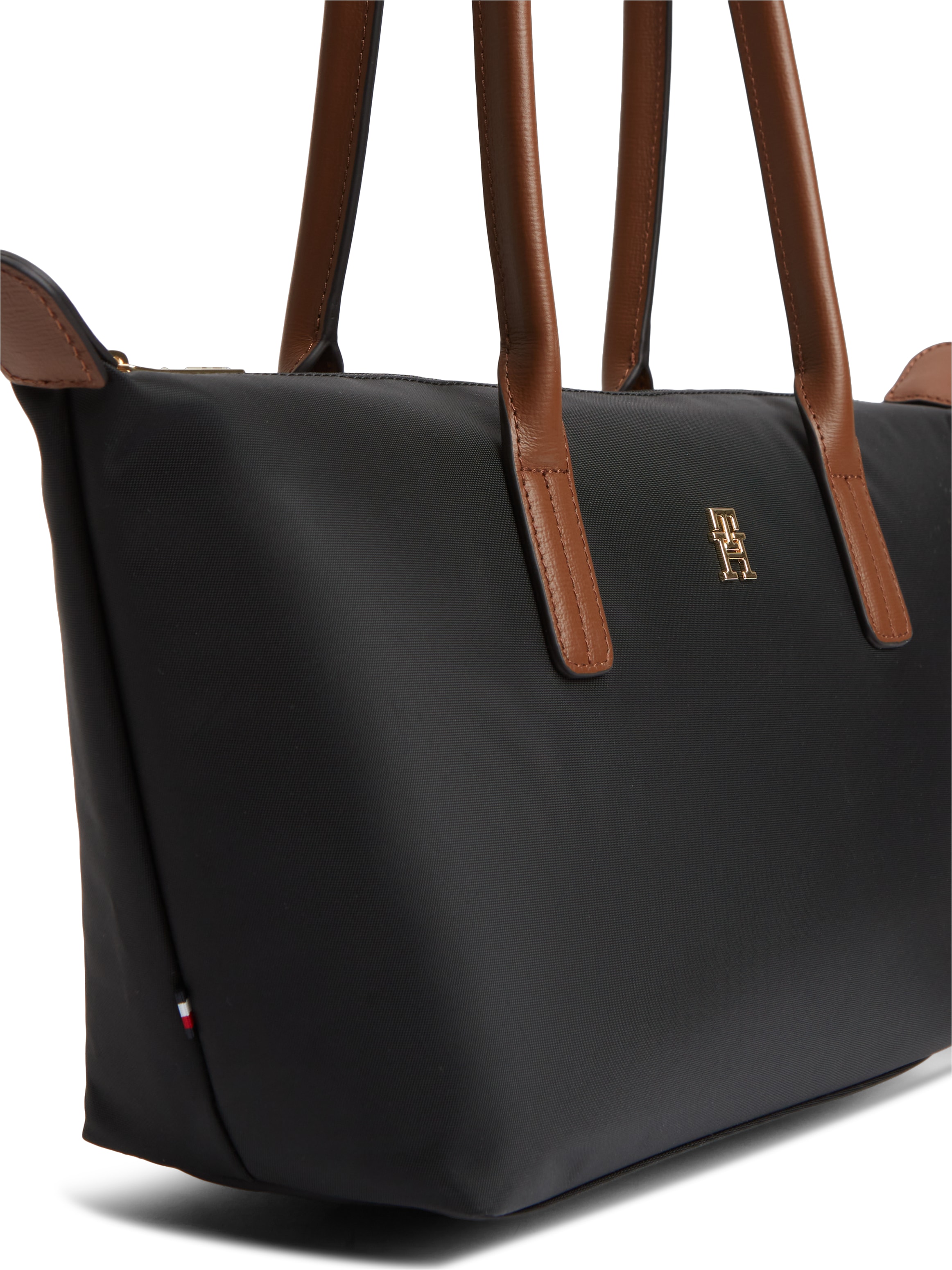 Tommy Hilfiger »POPETTE EAST WEST TOTE« Damen Handtasche, Schultertasche mit TH-Logoelement