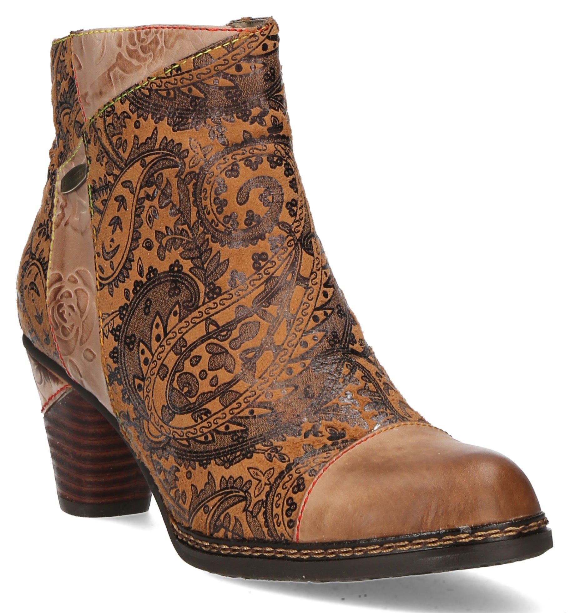 Image of LAURA VITA Stiefelette »ALIZEE 068R«, mit farbigen Kontrastnähten bei Ackermann Versand Schweiz