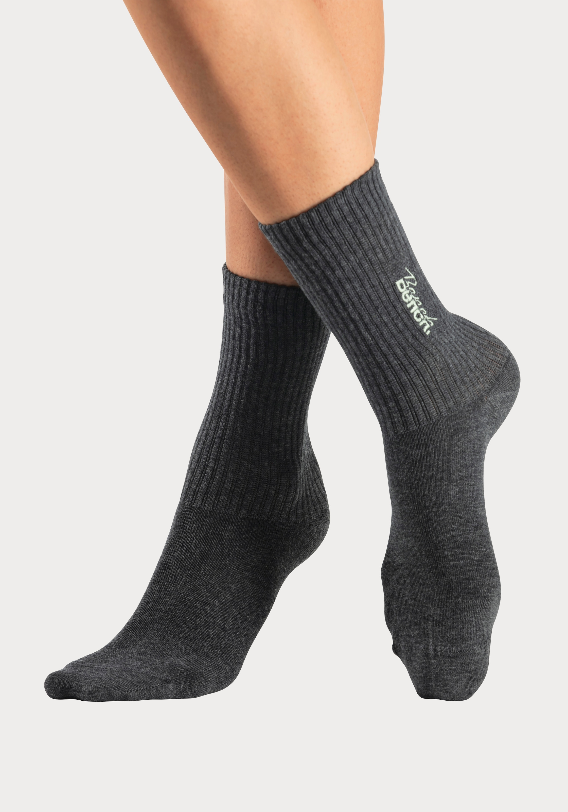 Bench. Basicsocken Packung, 3 Stk. tlg. mit Bench Logo Stickerei
