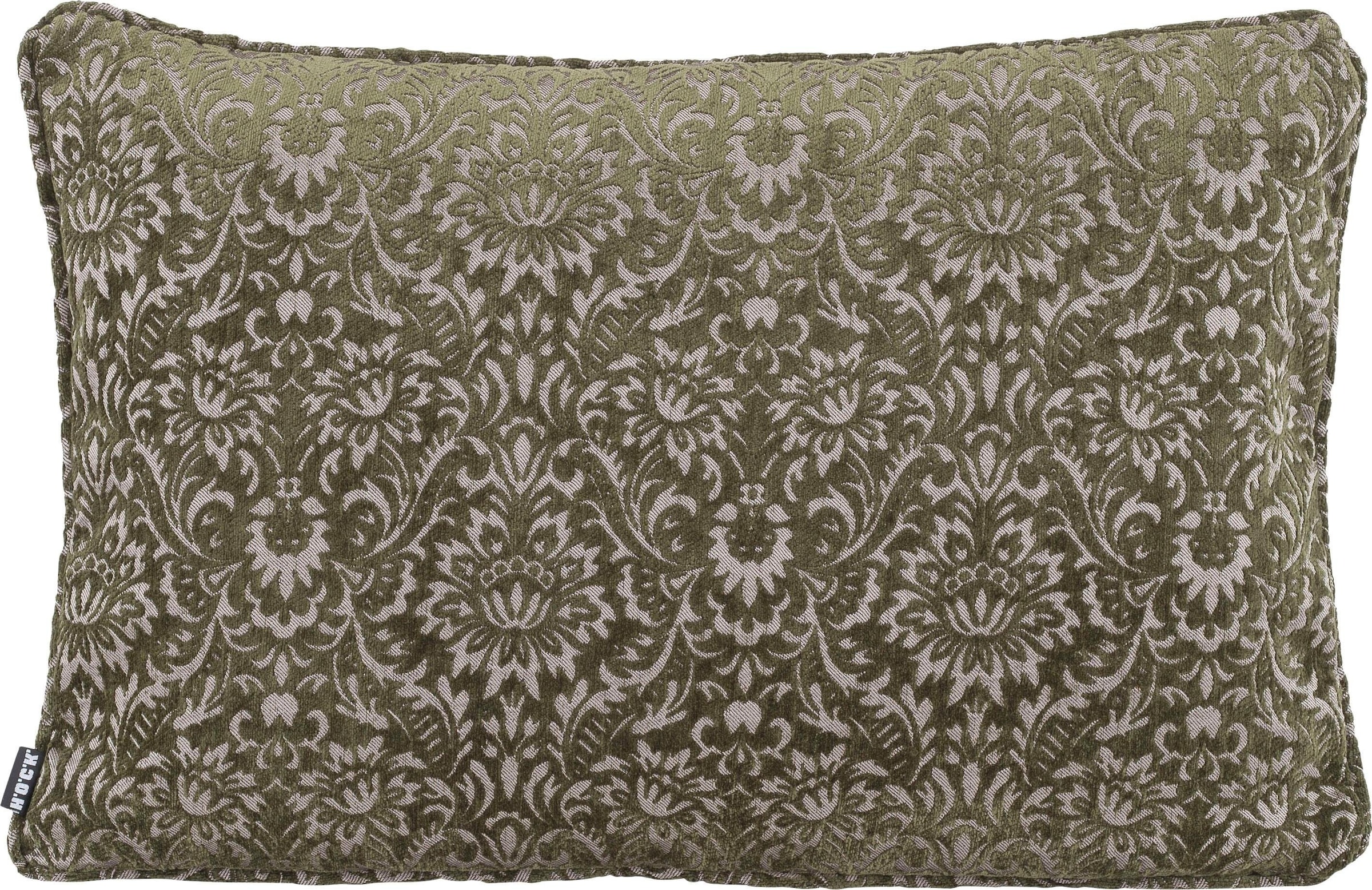 H.O.C.K. Dekokissen »Mohogany« mit floralem Muster, Kissenhülle mit Füllung, 1 Stück