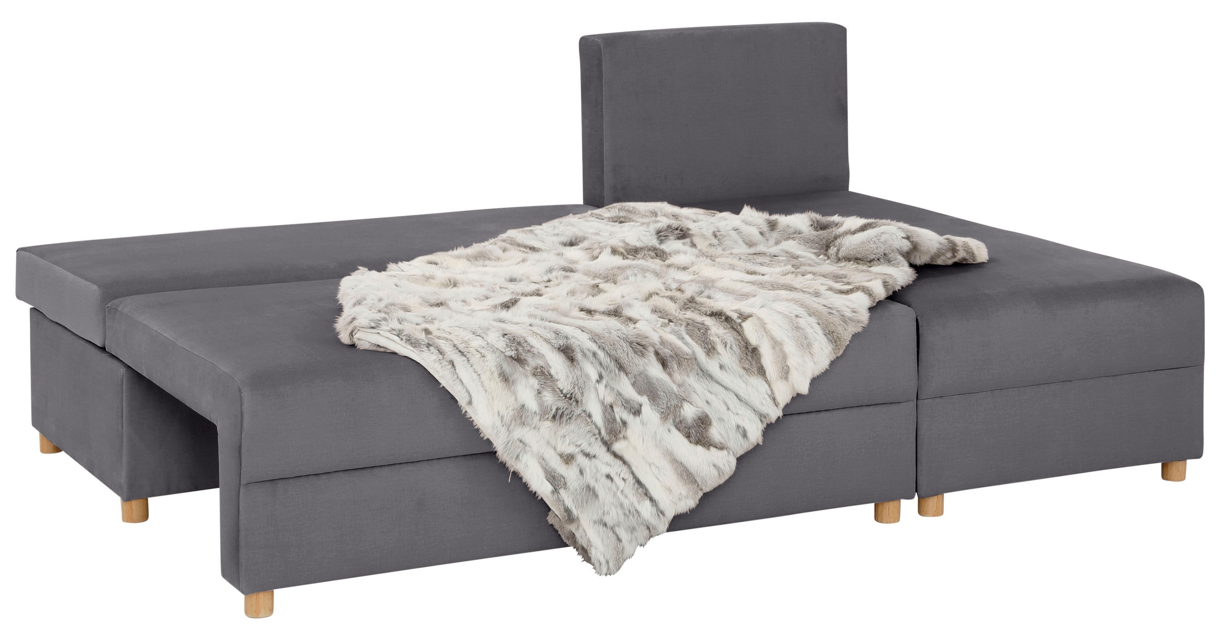 INOSIGN Ecksofa »Mick L-Form«, Longchair links/rechts montierbar, wahlweise mit Bettfunktion