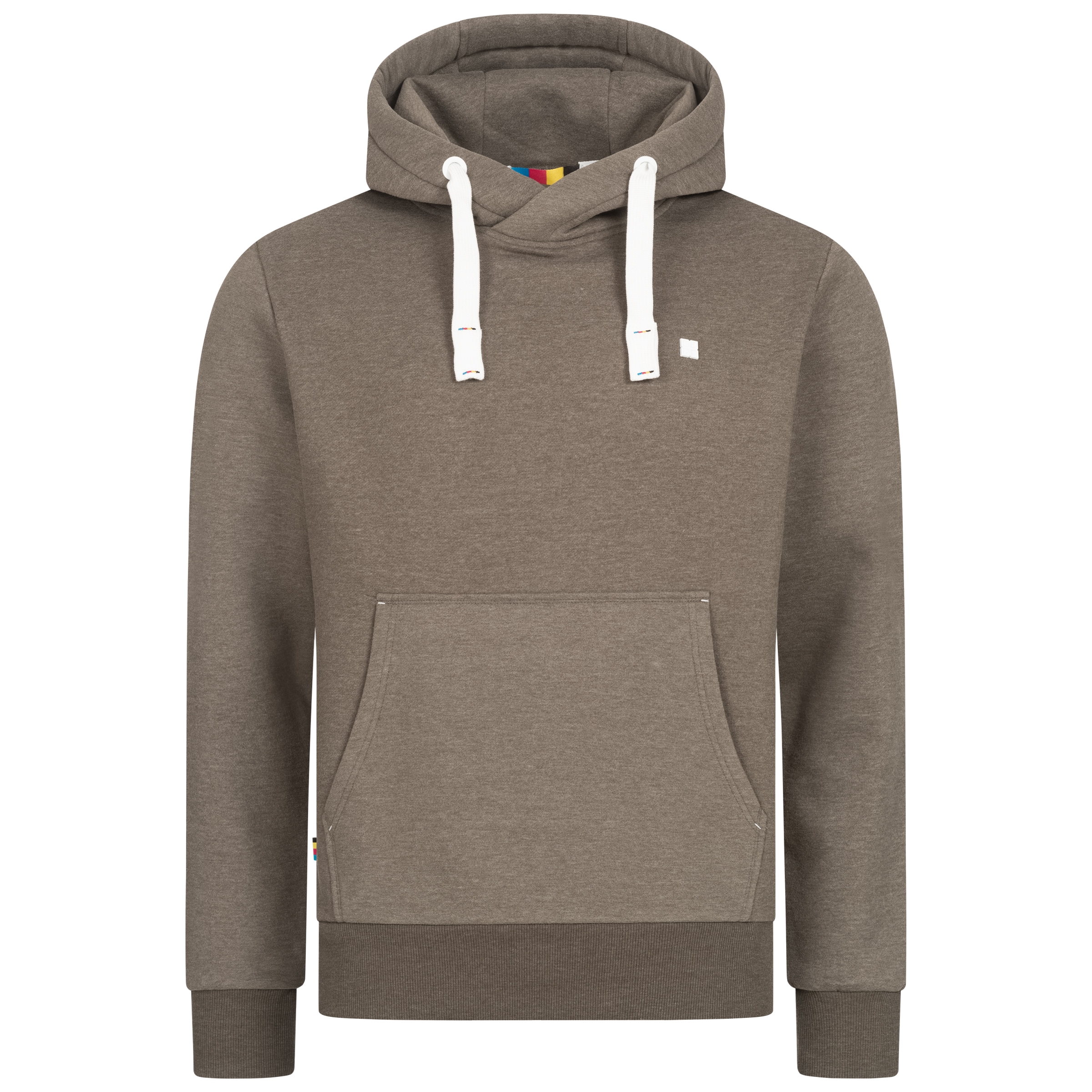 DEPROC Active Kapuzensweatshirt »LinusCMYK II MEN«, weiche Fleecejacke mit Kängurutasche
