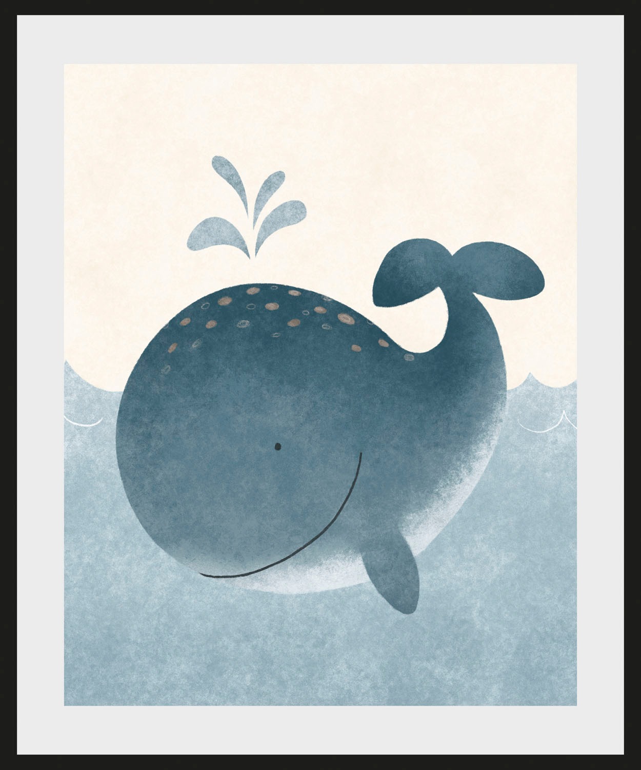 Image of Lüttenhütt Bild »Willi«, Wassertiere, (1 St.), mit Rahmen, schwarz bei Ackermann Versand Schweiz