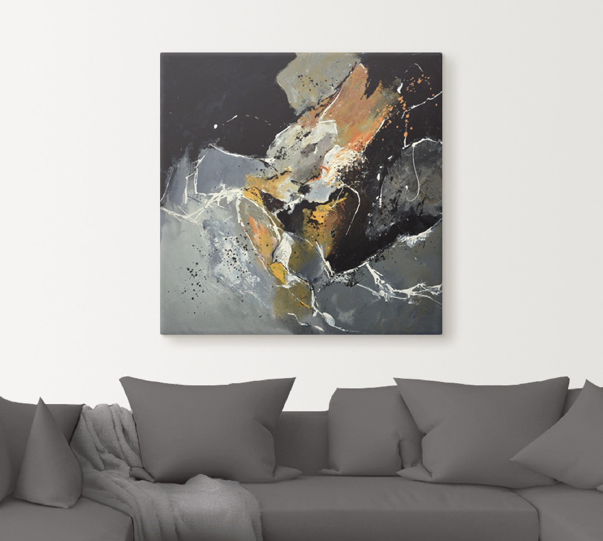 Artland Wandbild »Abstrakt XV«, Gegenstandslos, (1 St.), als Leinwandbild in verschied. Grössen