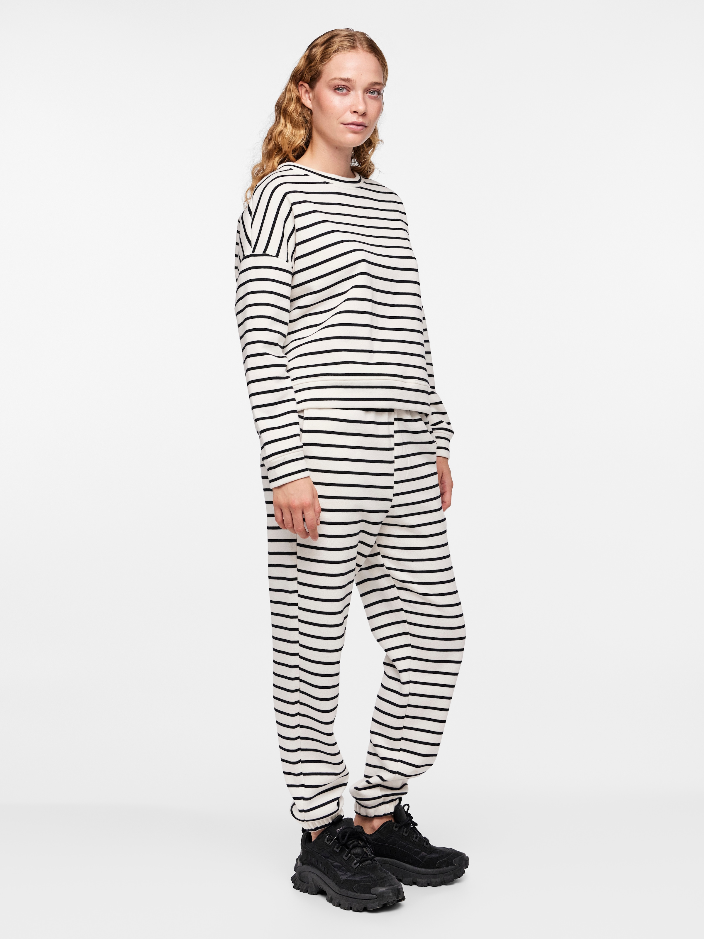 pieces Sweatshirt »PCCHILLI LS SWEAT STRIPES NOOS BC«
