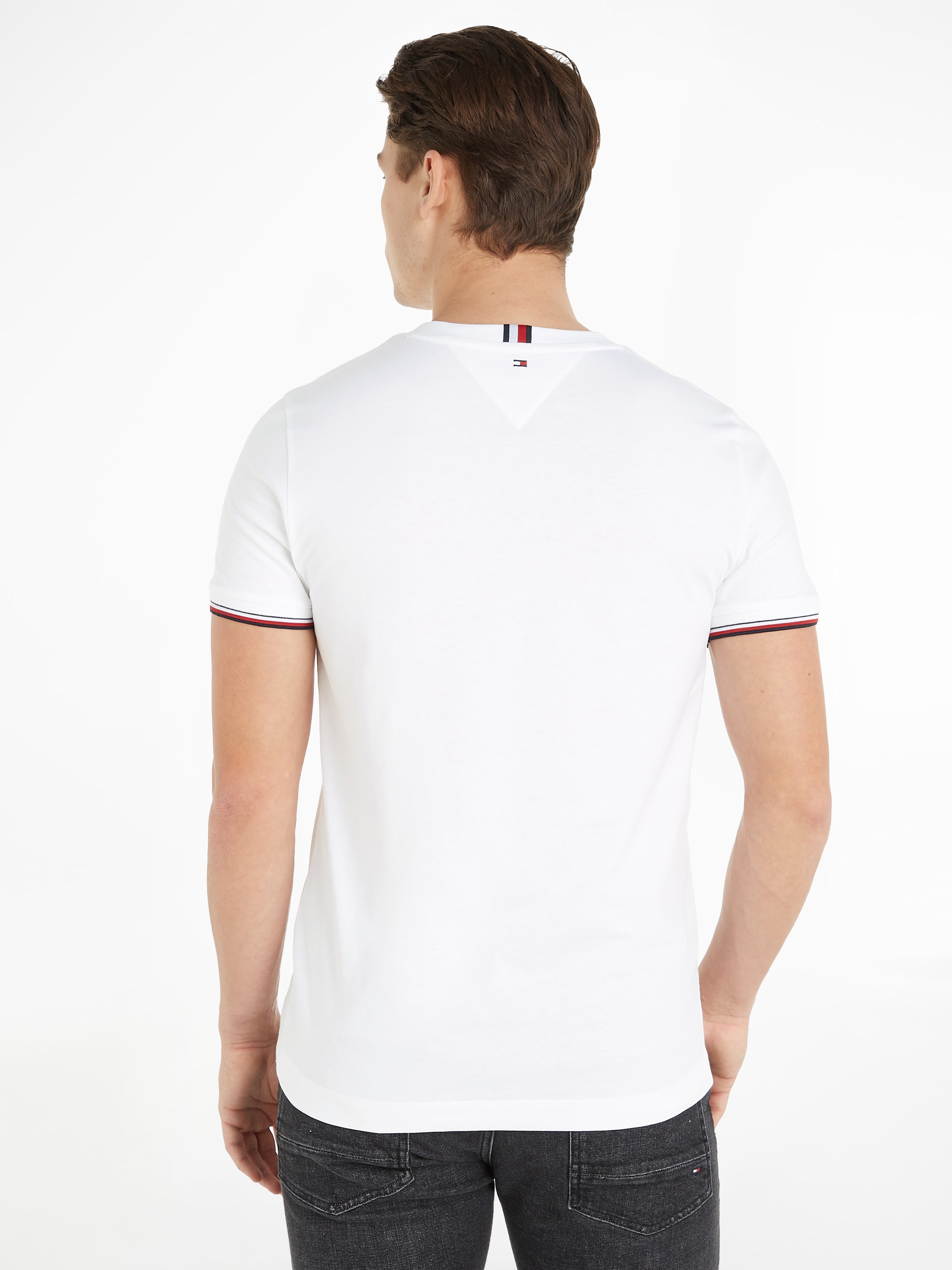 Tommy Hilfiger T-Shirt »TOMMY LOGO TIPPED TEE«
