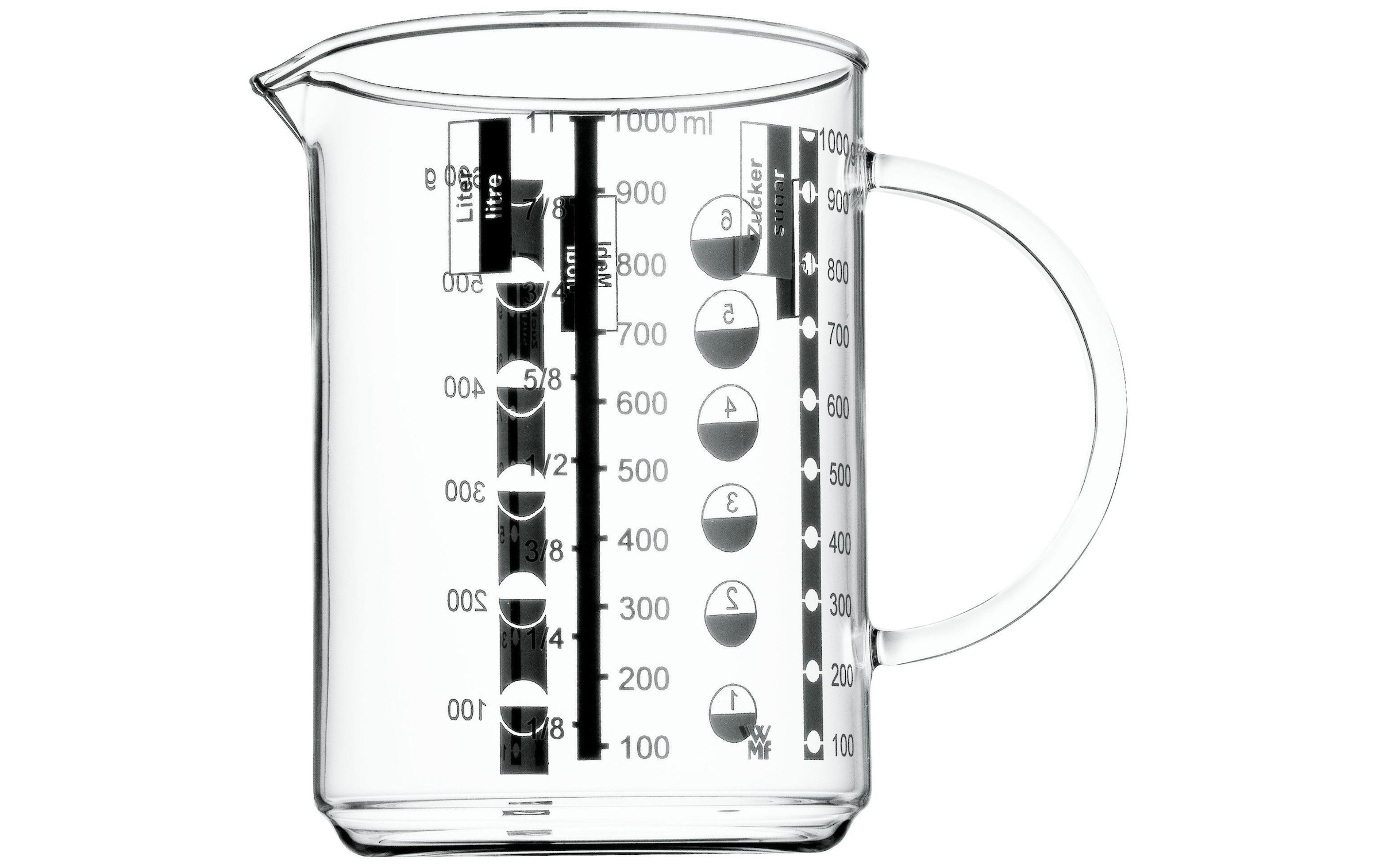 Messbecher »Messbecher 1 Liter Gourmet«, Glas, (1)