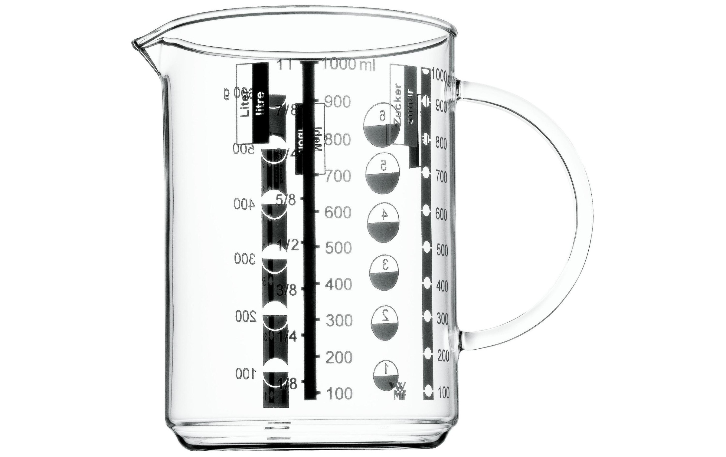 Image of WMF Messbecher "Messbecher 1 Liter Gourmet" Glas 1 Stk. tlg.