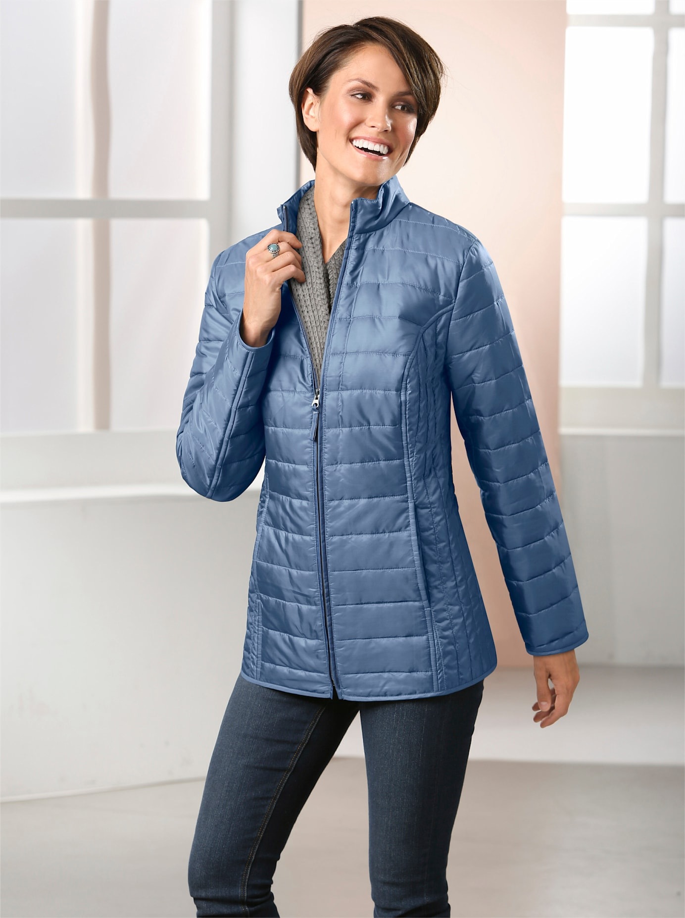Classic Basics Steppjacke ohne Kapuze