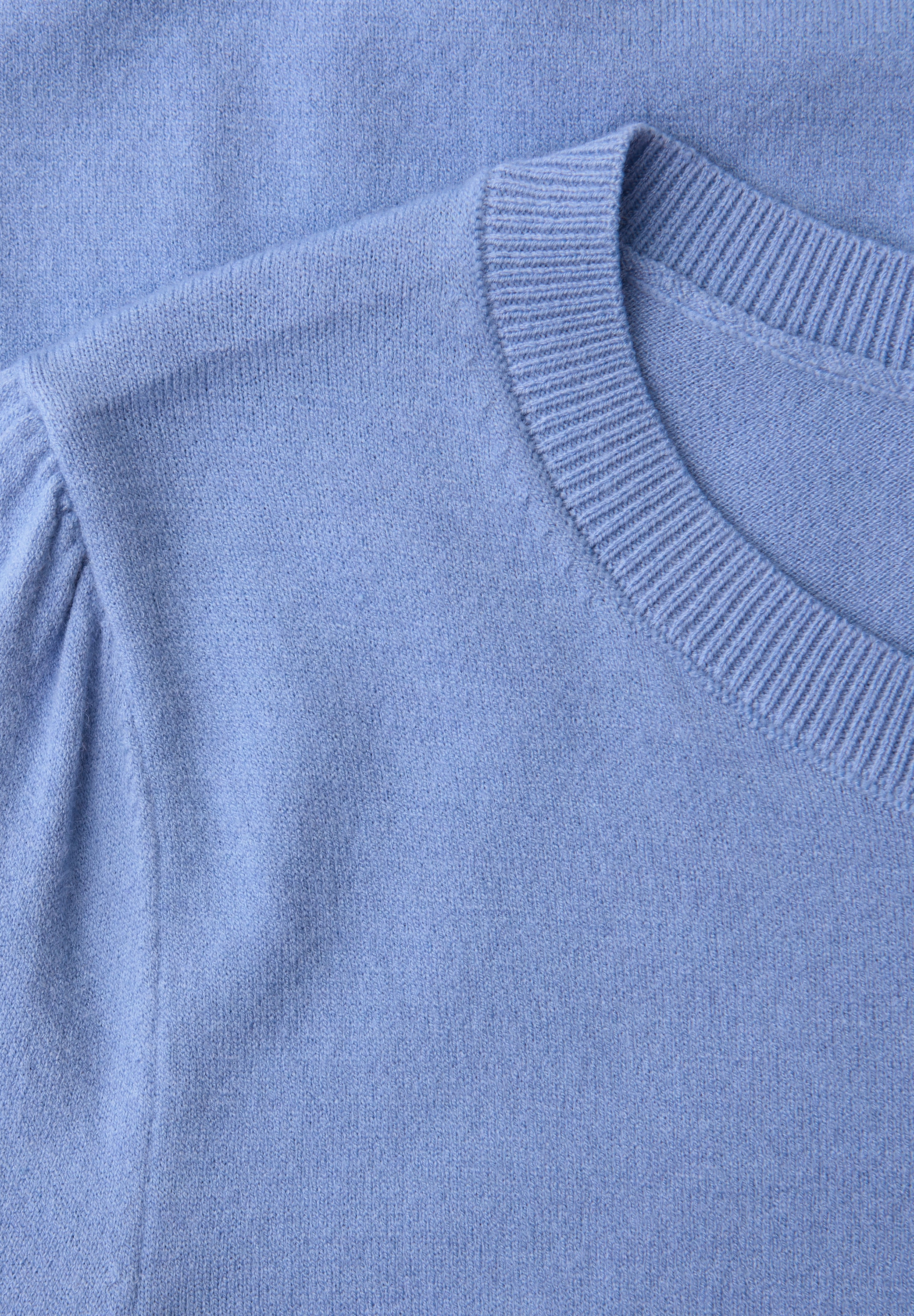 STREET ONE Strickpullover mit kurzen Puffärmeln