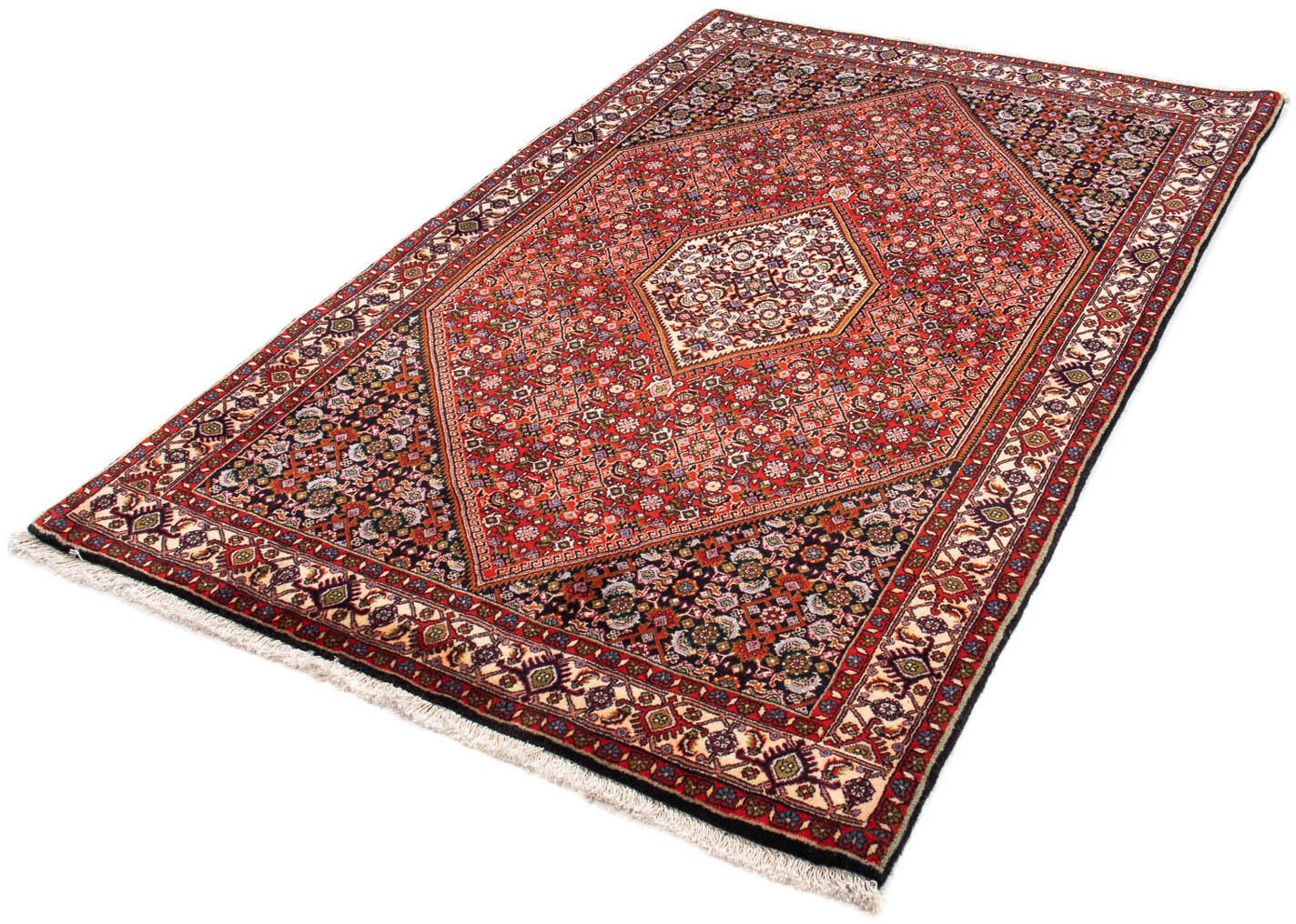 Image of morgenland Orientteppich »Perser - Bidjar - 173 x 112 cm - rot«, rechteckig, 15 mm Höhe, Wohnzimmer, Handgeknüpft, Einzelstück mit Zertifikat bei Ackermann Versand Schweiz