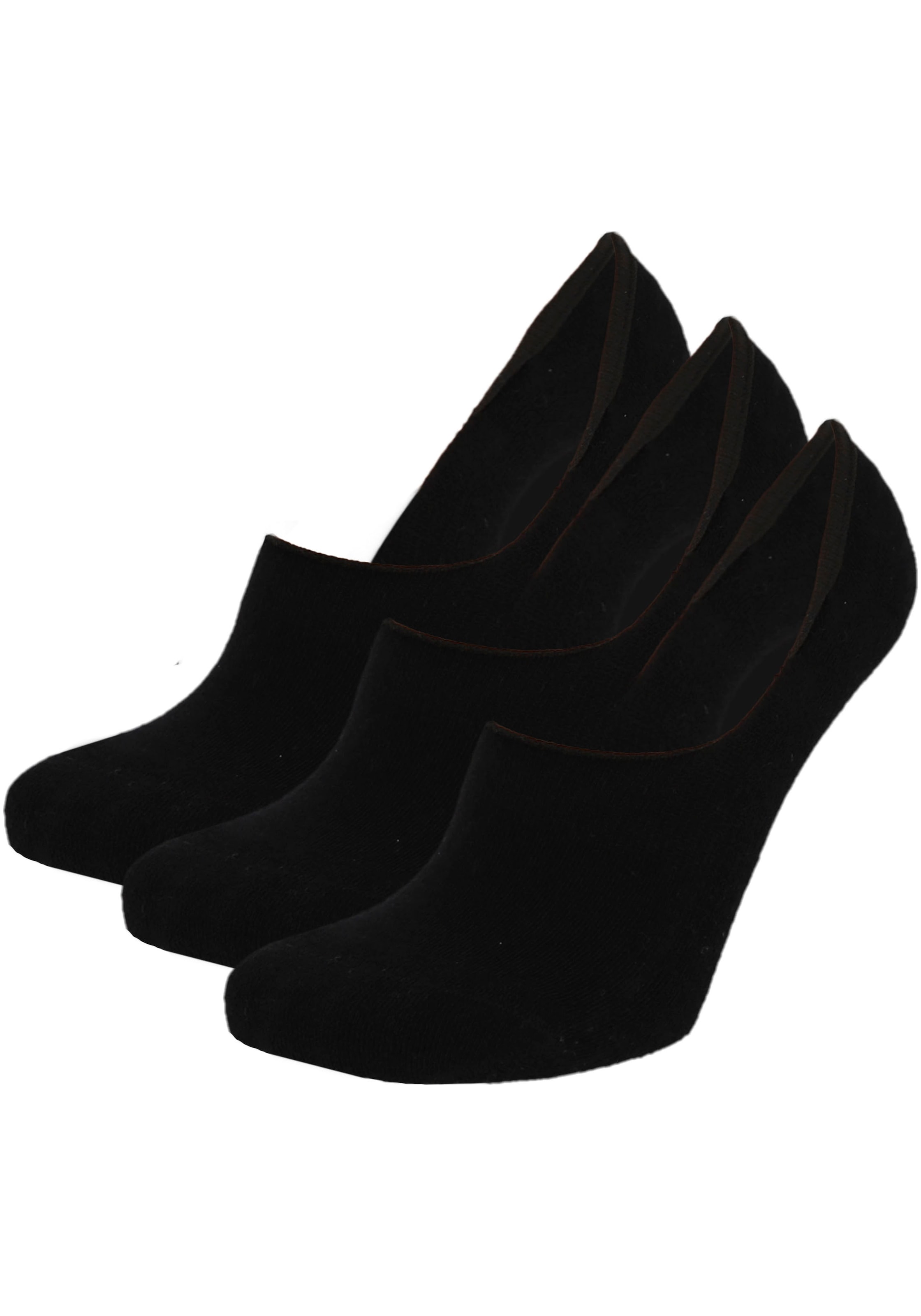 Apollo Füsslinge, (3er Pack), unsichtbare Sneakersocken No-show, Silikonferse, perfekten Passform!